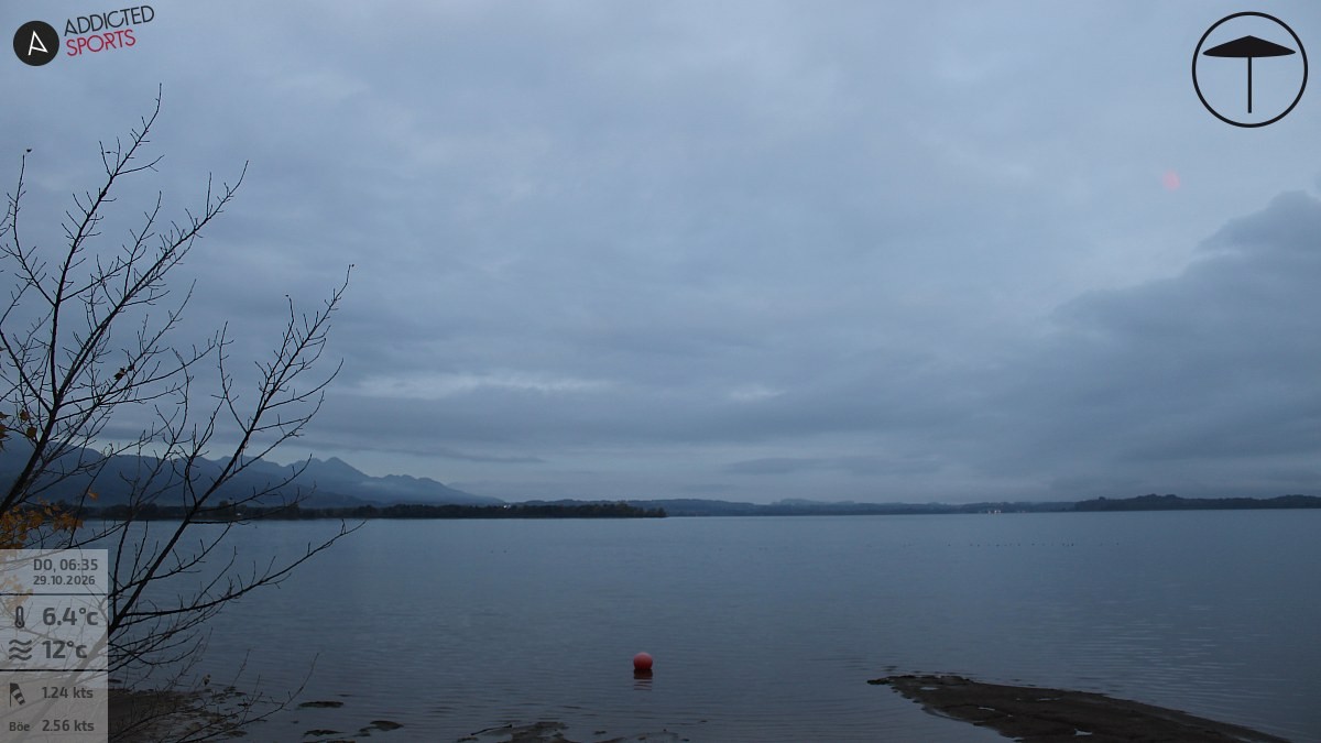 Archiv Foto Webcam Übersee: Blick auf den Chiemsee vom Chiemgauhof