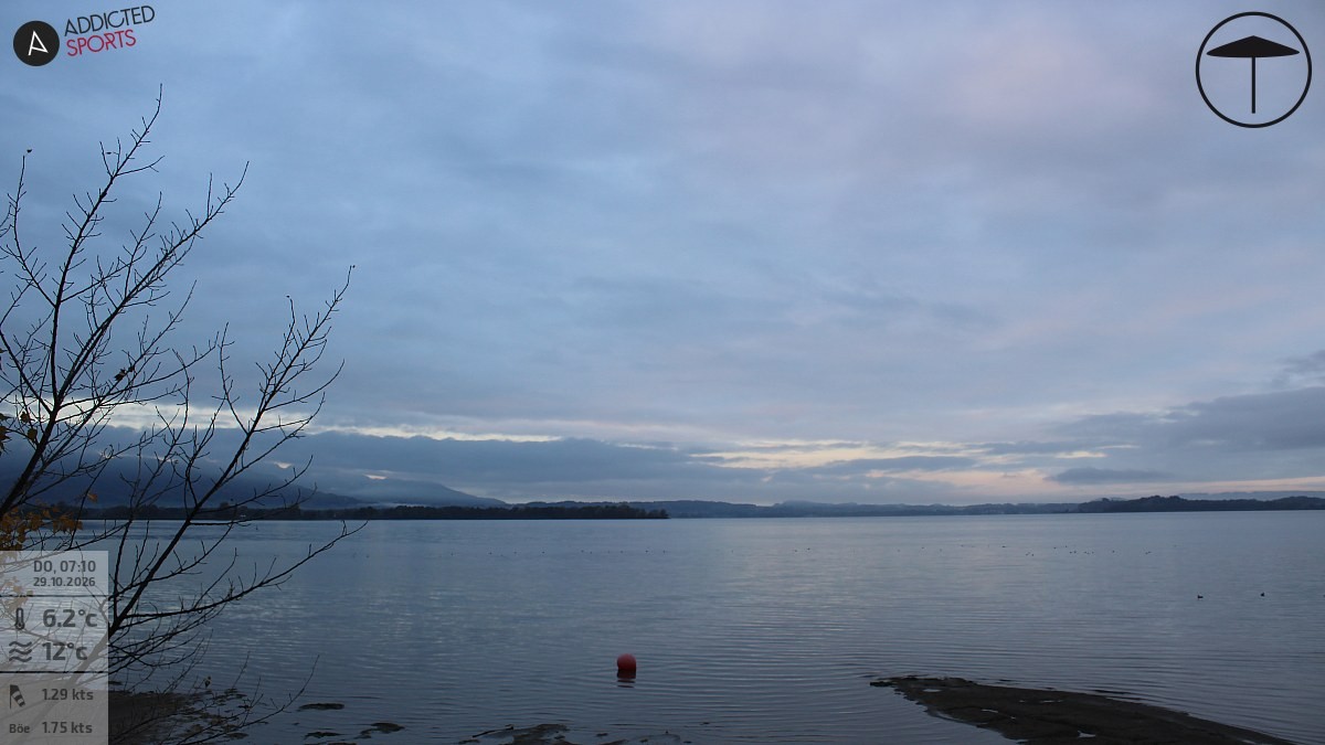 Archiv Foto Webcam Übersee: Blick auf den Chiemsee vom Chiemgauhof