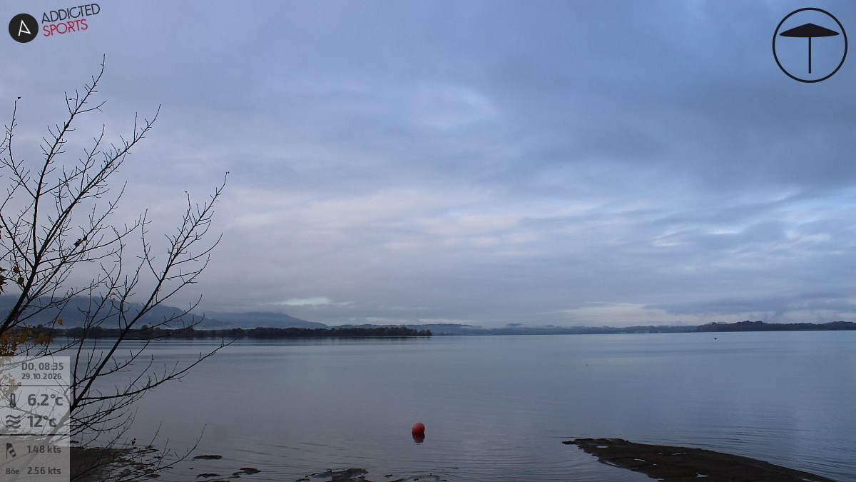 Archiv Foto Webcam Übersee: Blick auf den Chiemsee vom Chiemgauhof