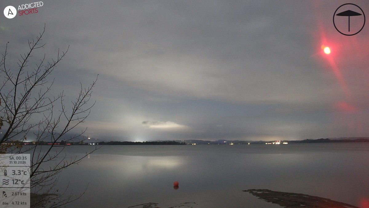 Archiv Foto Webcam Übersee: Blick auf den Chiemsee vom Chiemgauhof