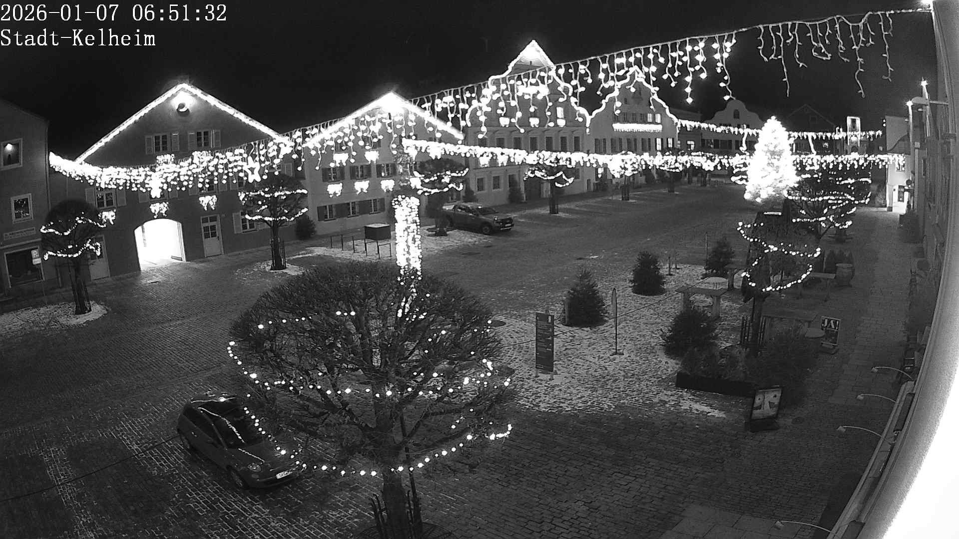 Archived image Webcam Kelheim – Town Square