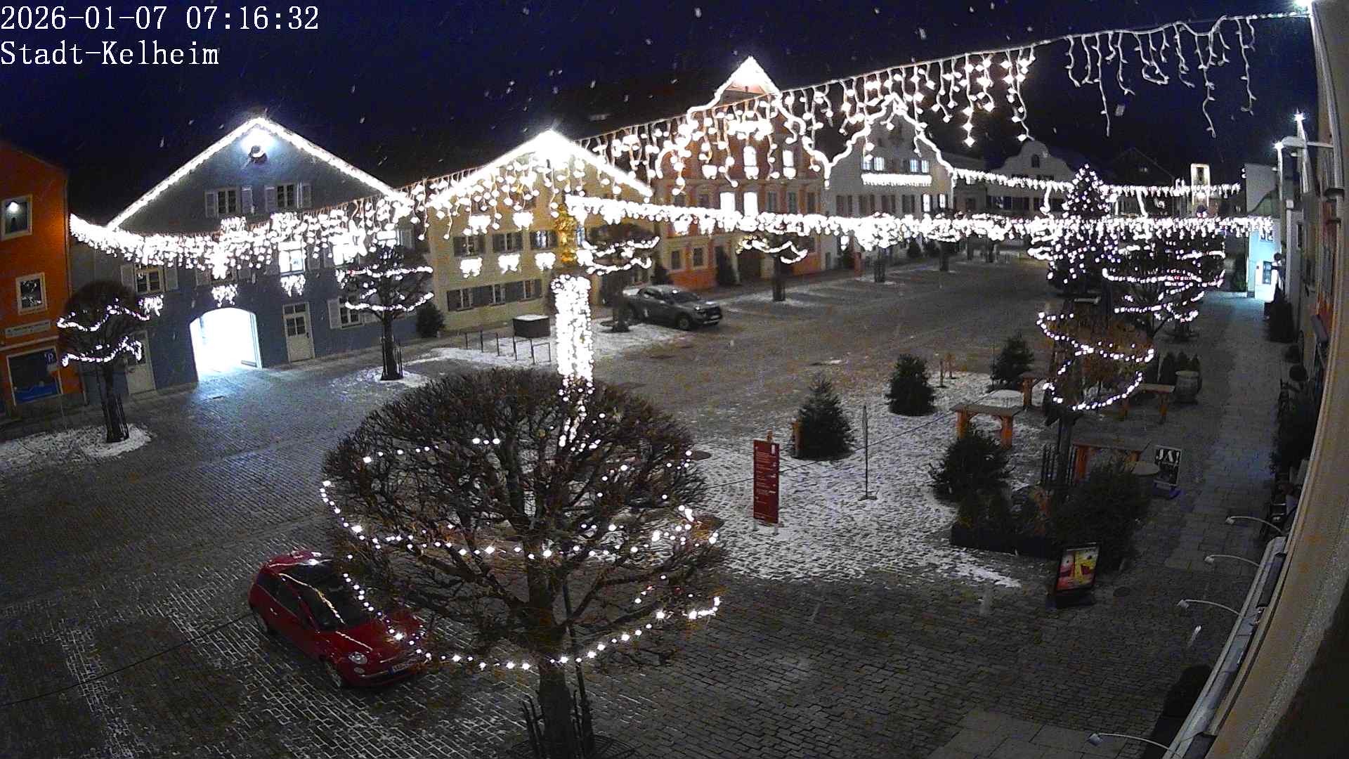 Archived image Webcam Kelheim – Town Square
