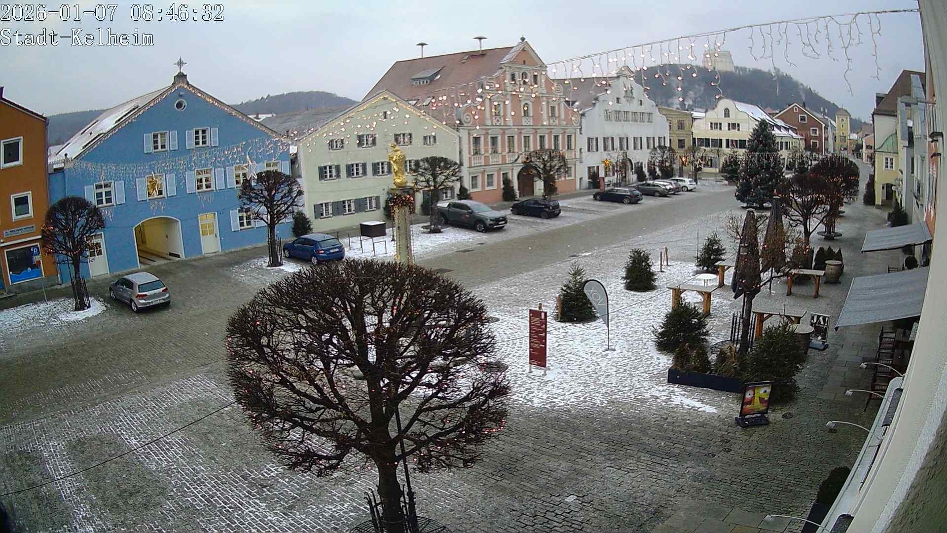 Archived image Webcam Kelheim – Town Square