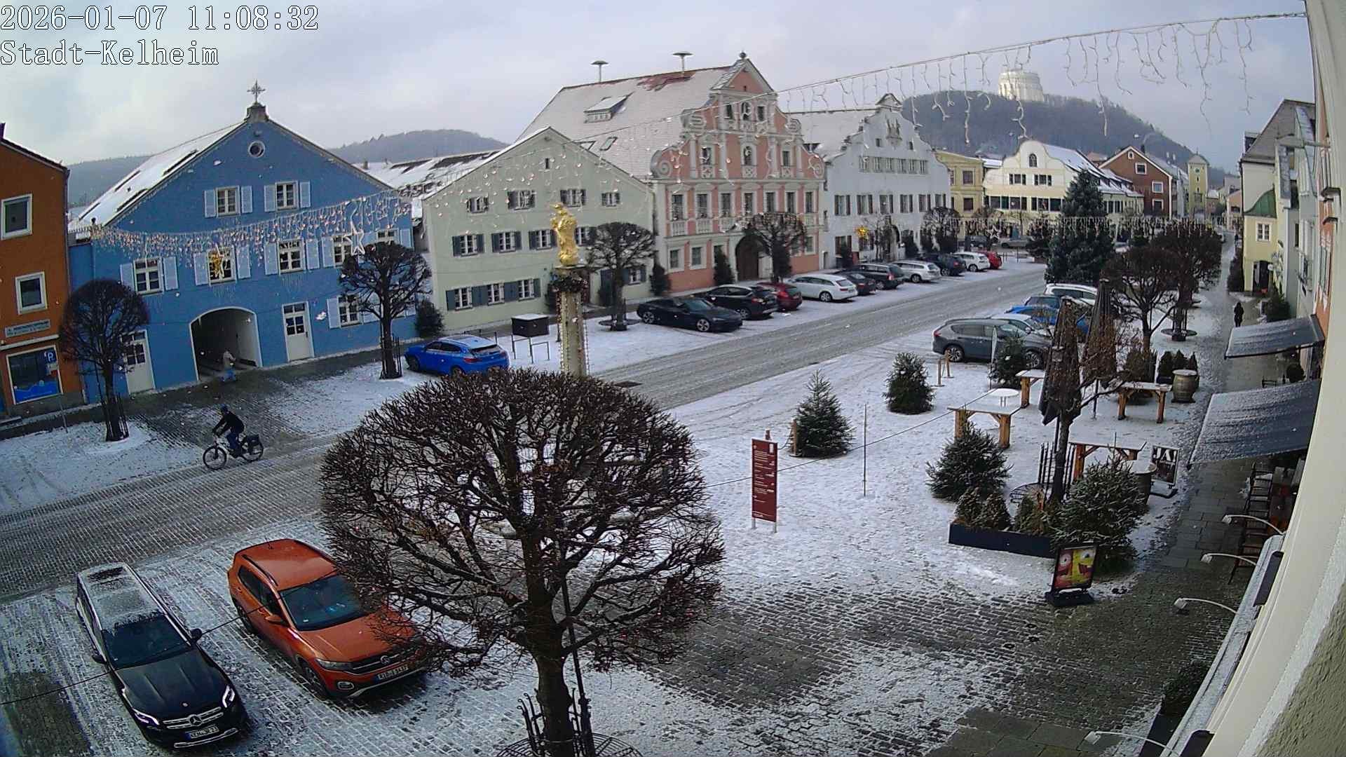 Archived image Webcam Kelheim – Town Square