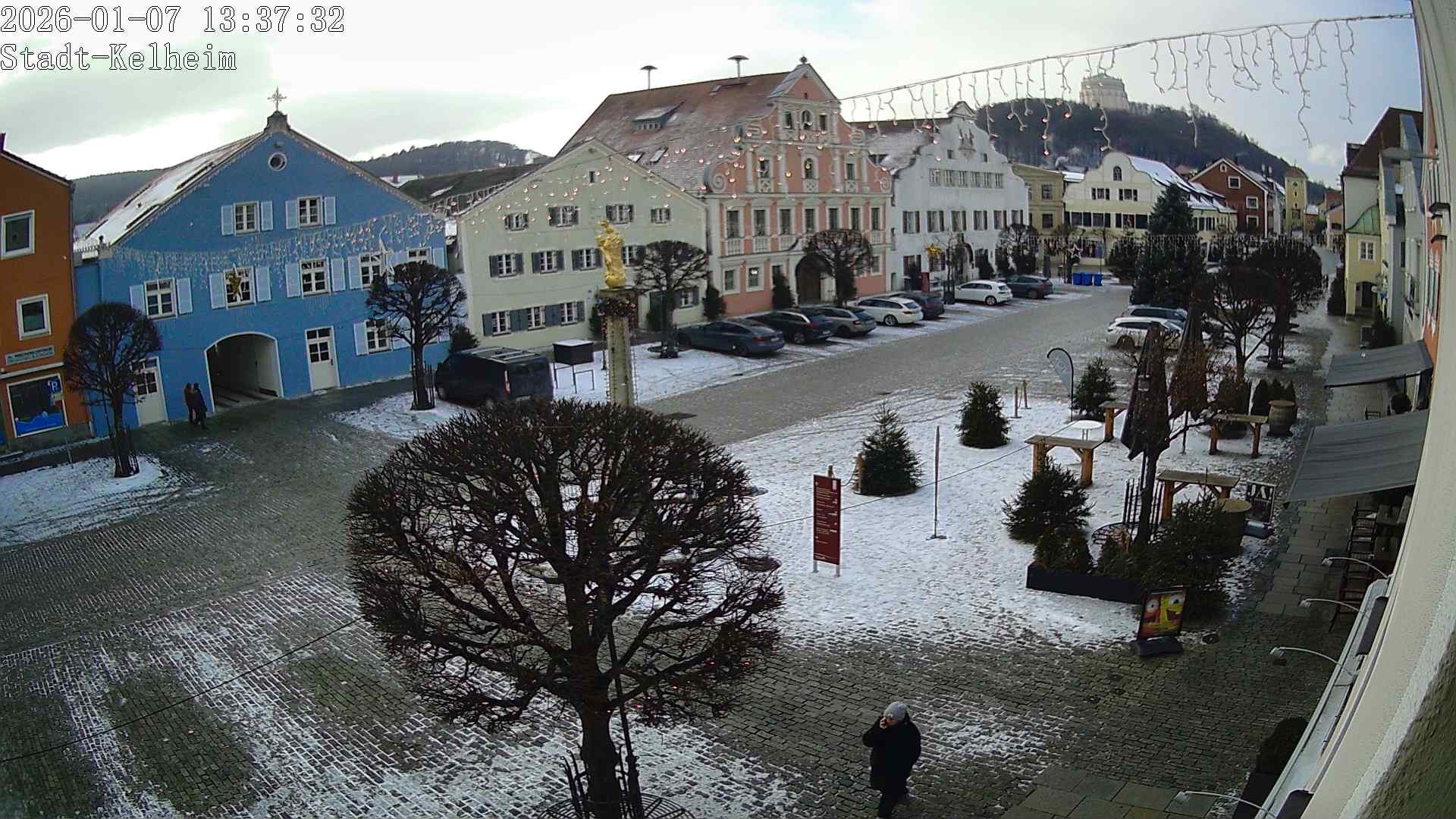 Archived image Webcam Kelheim – Town Square