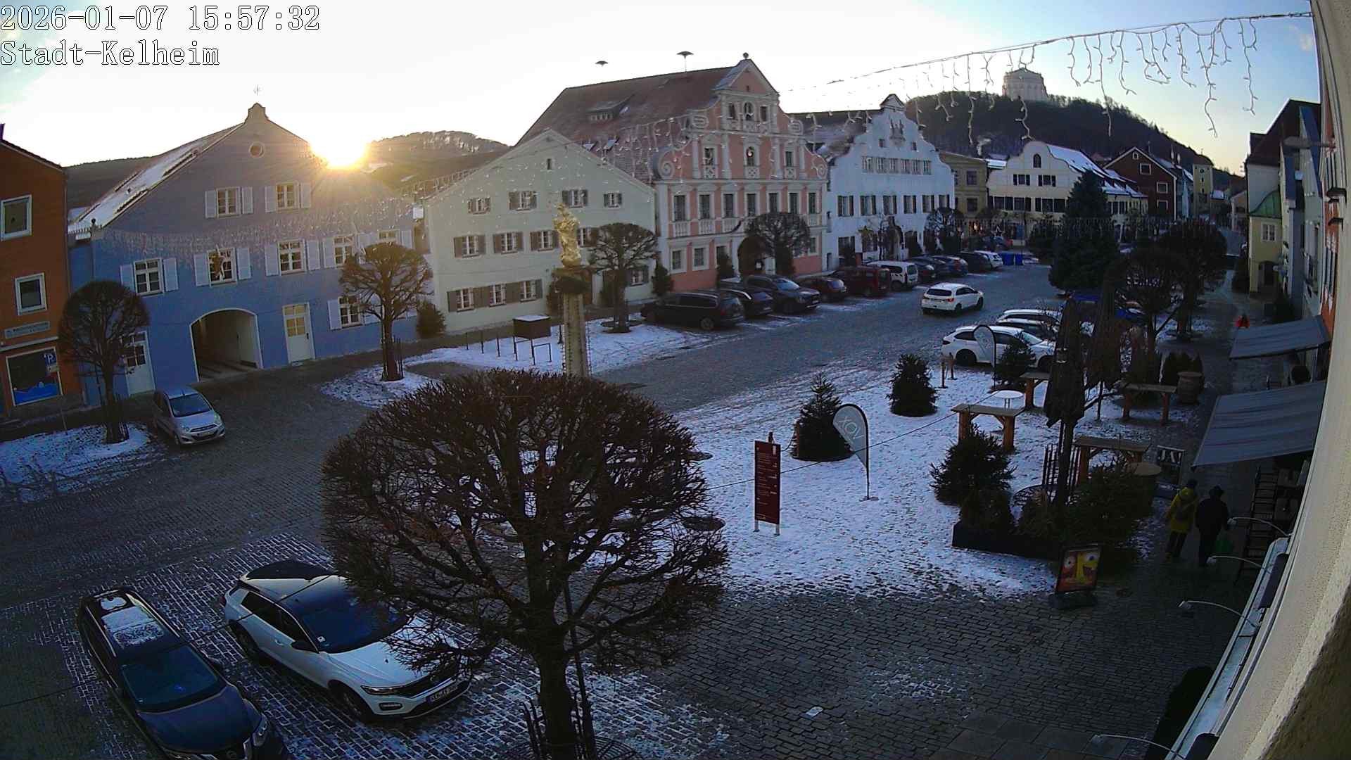Archived image Webcam Kelheim – Town Square