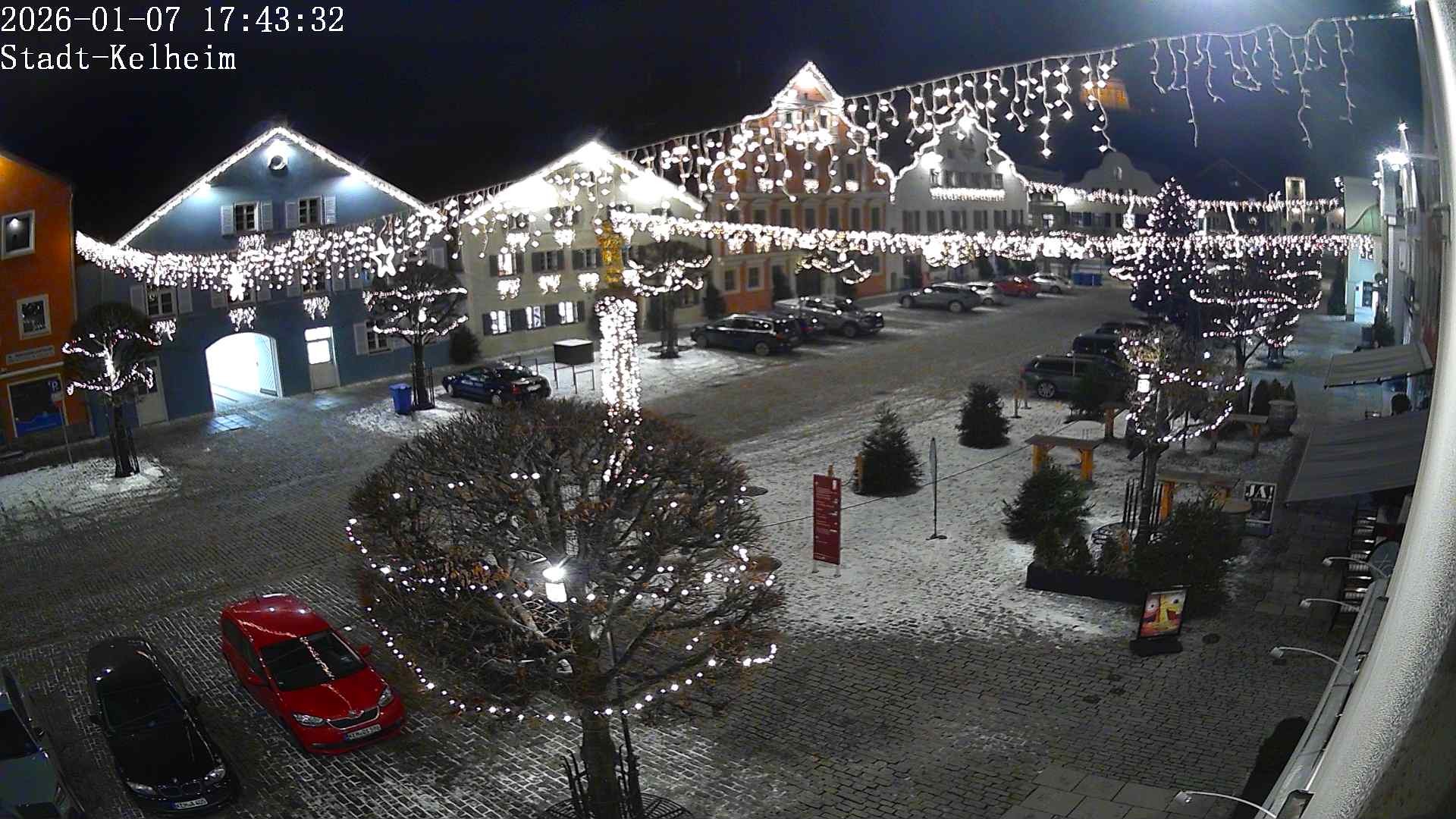 Archived image Webcam Kelheim – Town Square