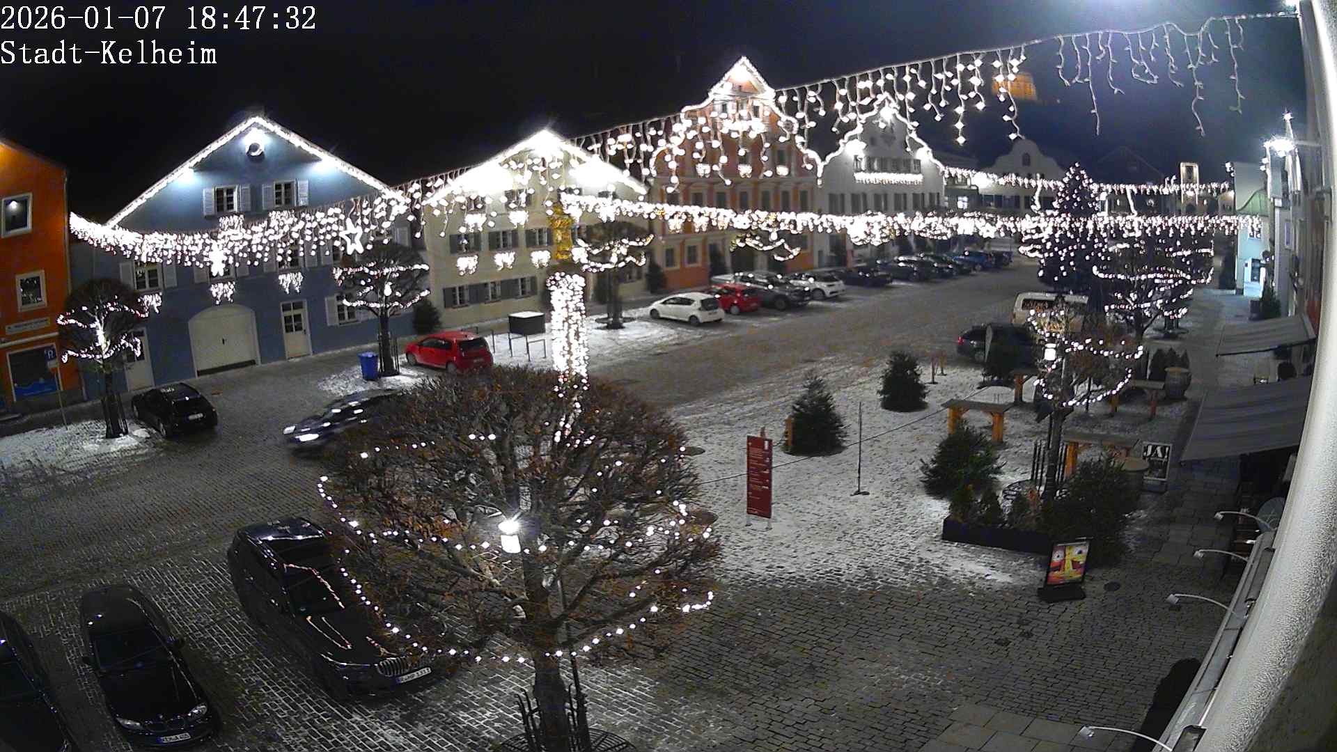 Archived image Webcam Kelheim – Town Square
