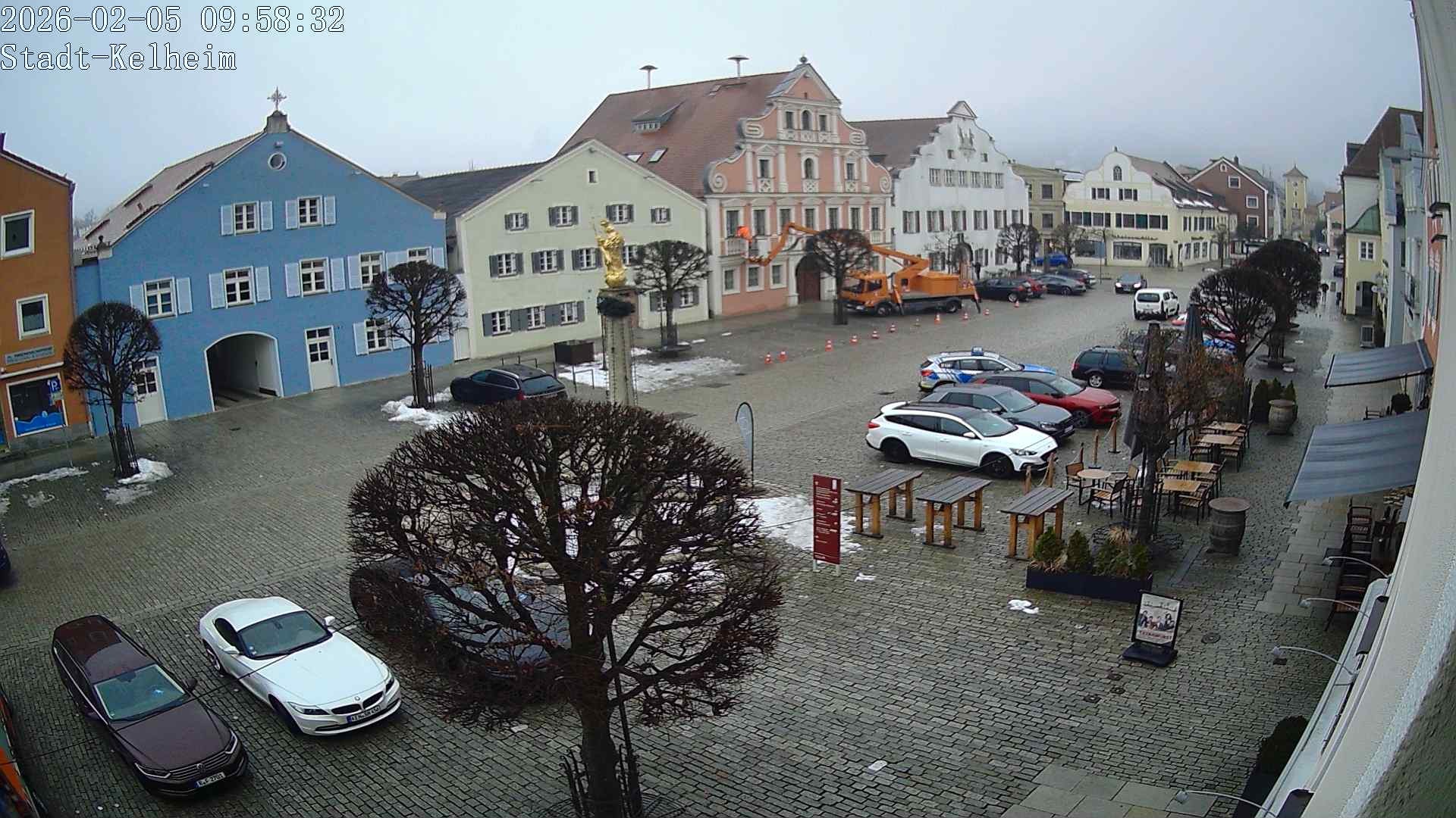 Archived image Webcam Kelheim – Town Square
