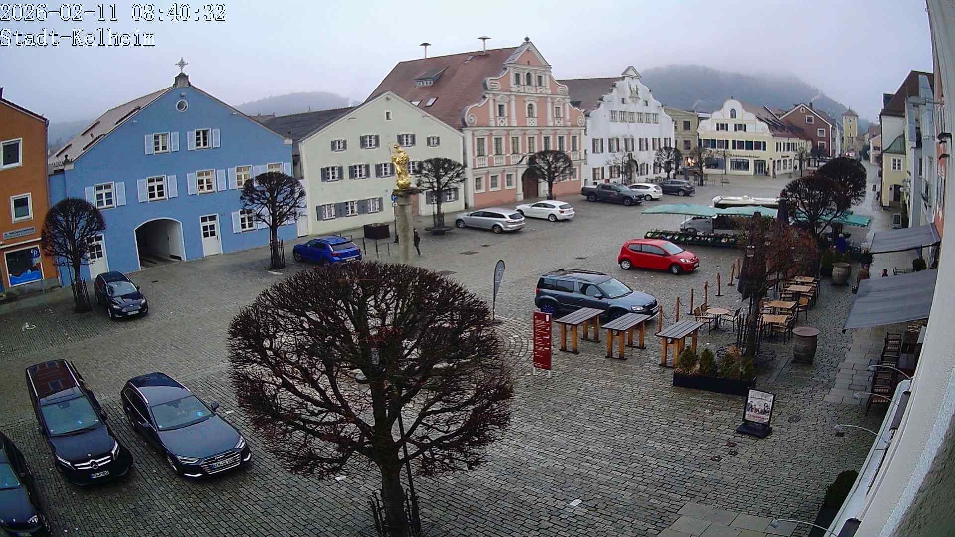 Archived image Webcam Kelheim – Town Square