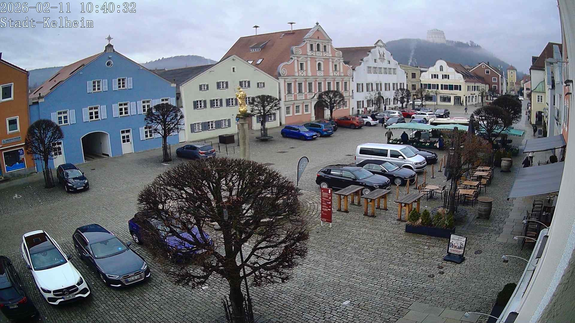 Archived image Webcam Kelheim – Town Square