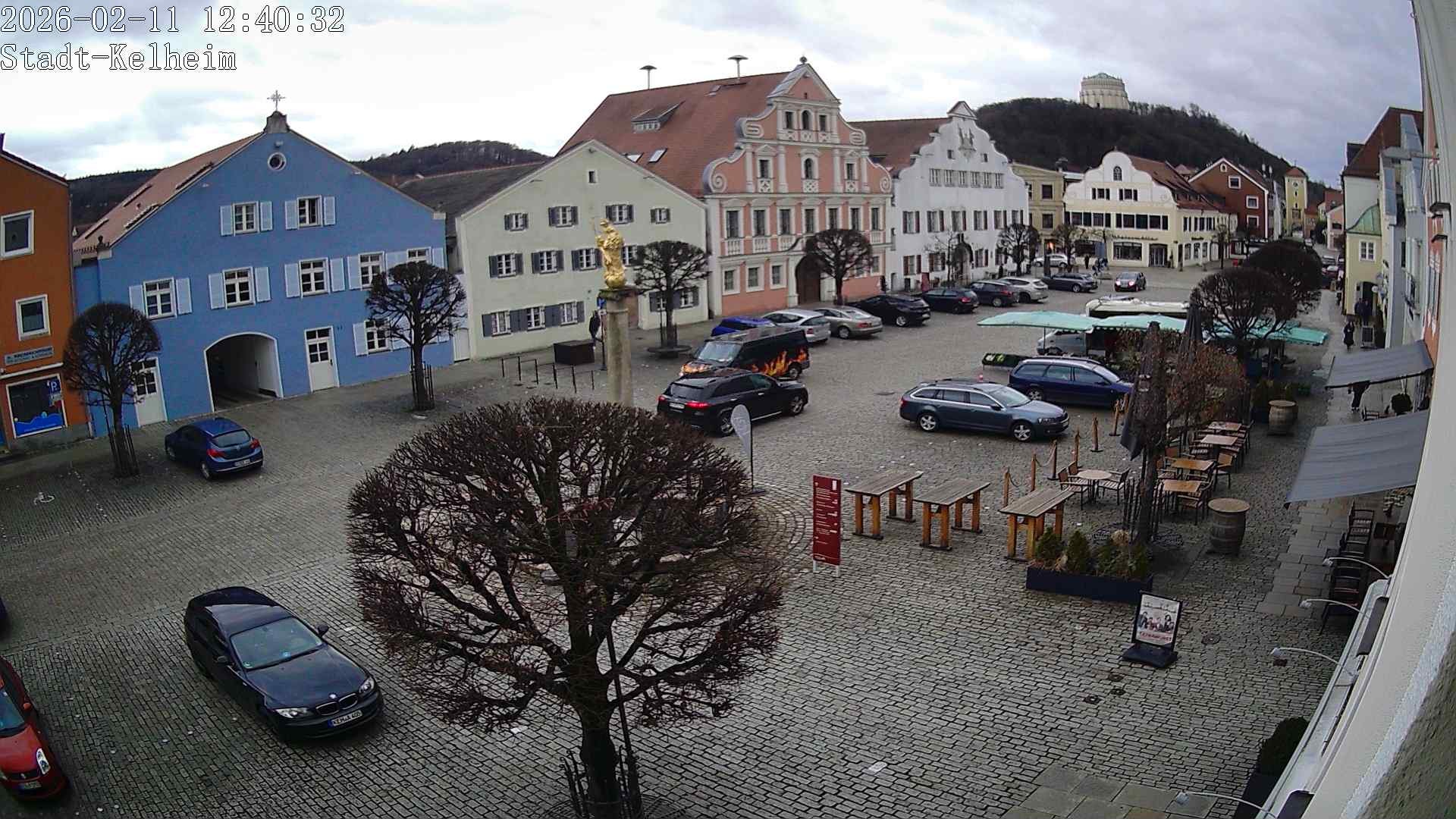 Archived image Webcam Kelheim – Town Square