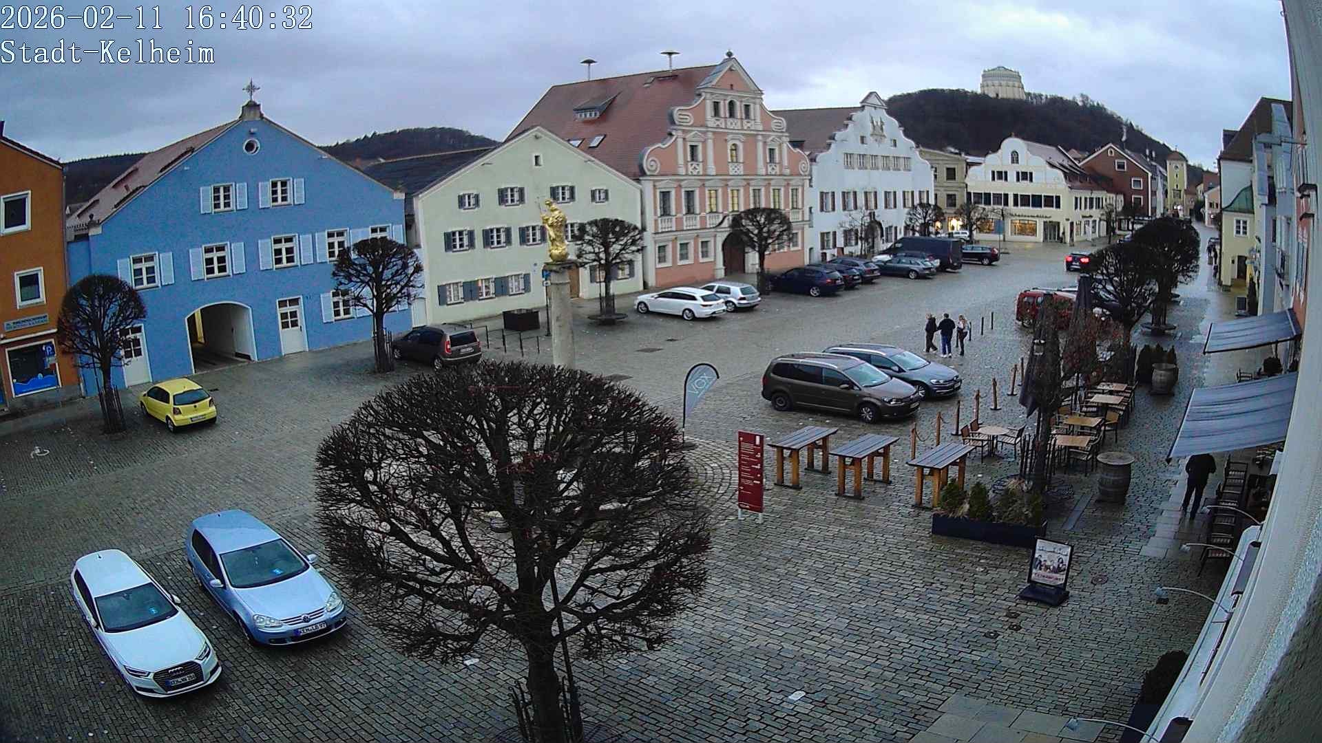 Archived image Webcam Kelheim – Town Square