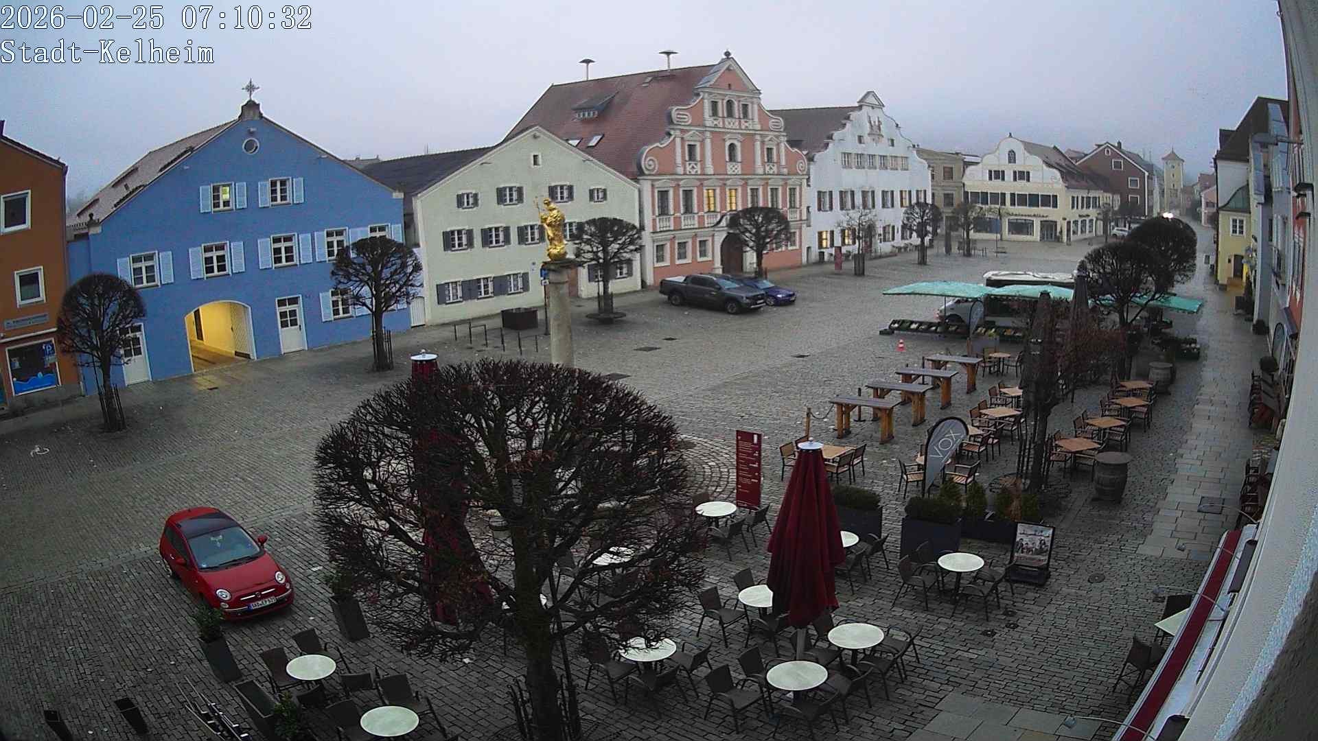 Archived image Webcam Kelheim – Town Square