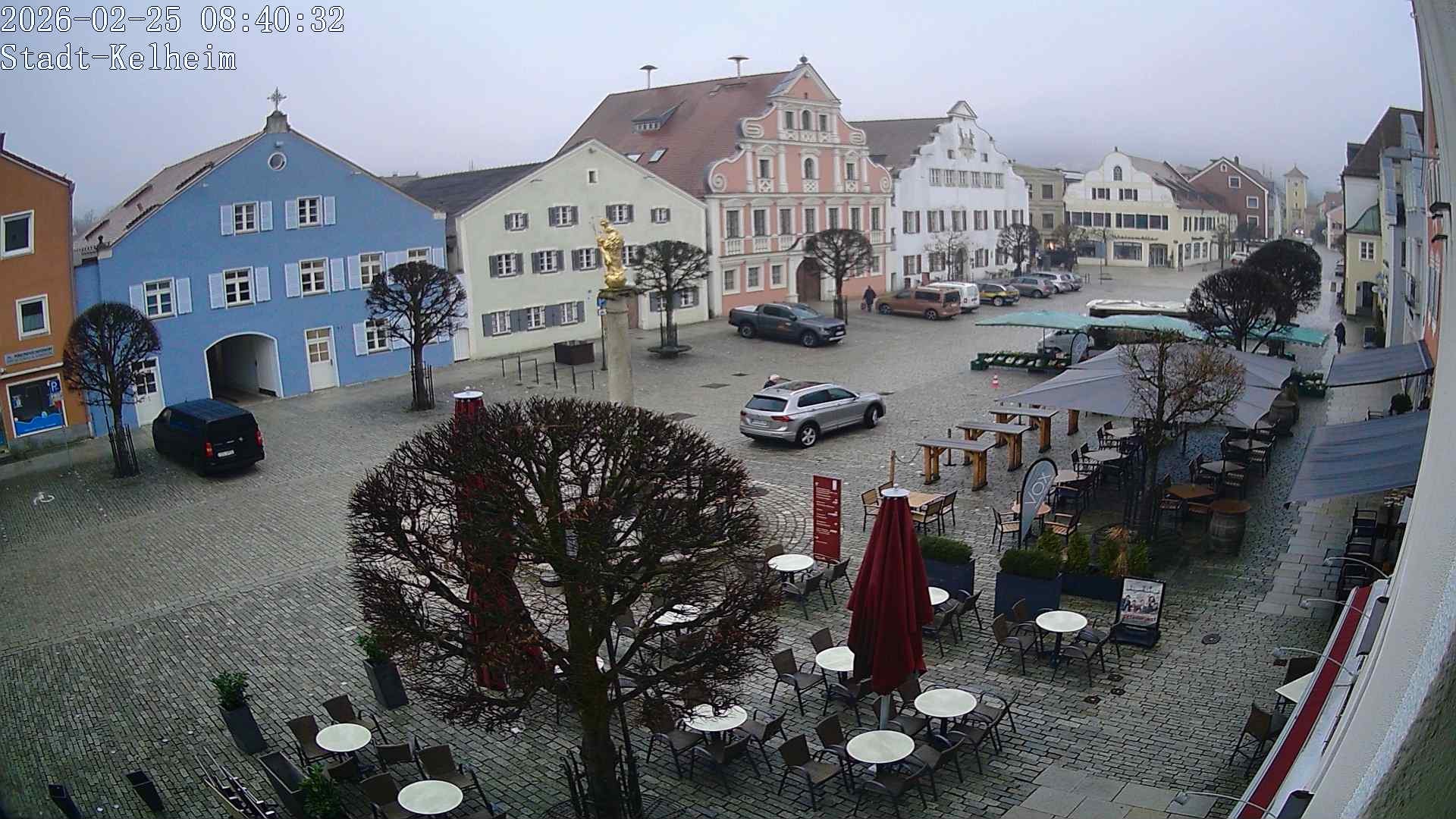 Archived image Webcam Kelheim – Town Square