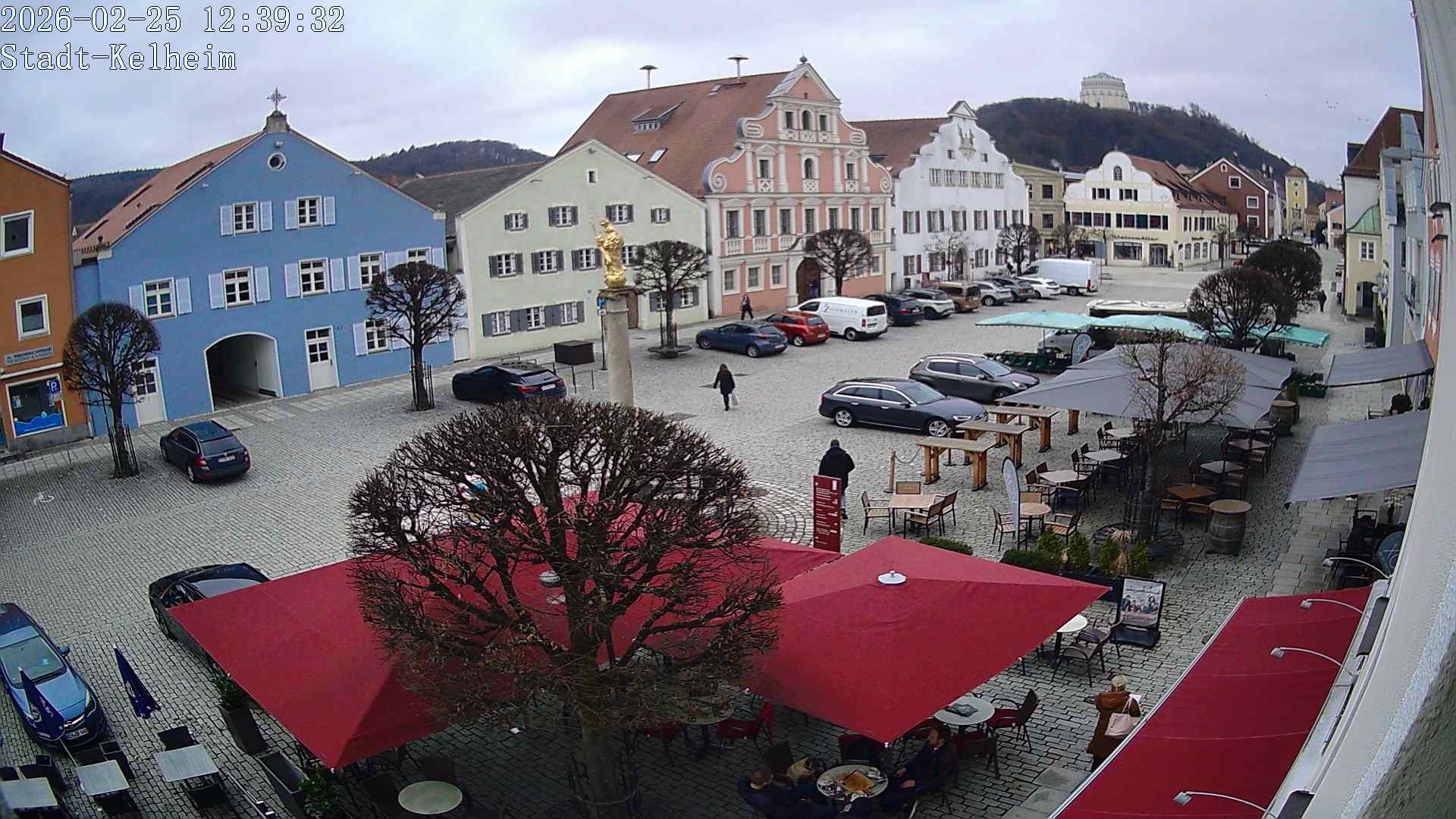 Archived image Webcam Kelheim – Town Square