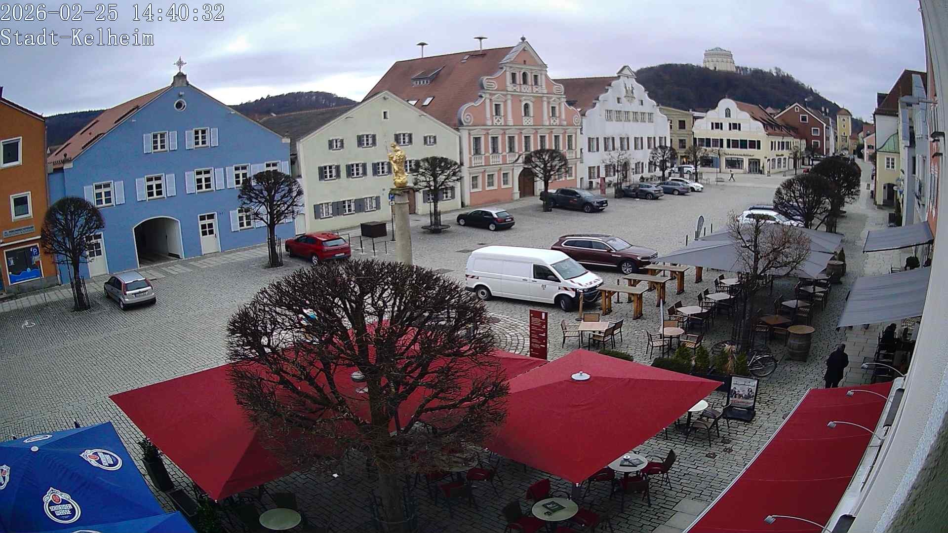Archived image Webcam Kelheim – Town Square