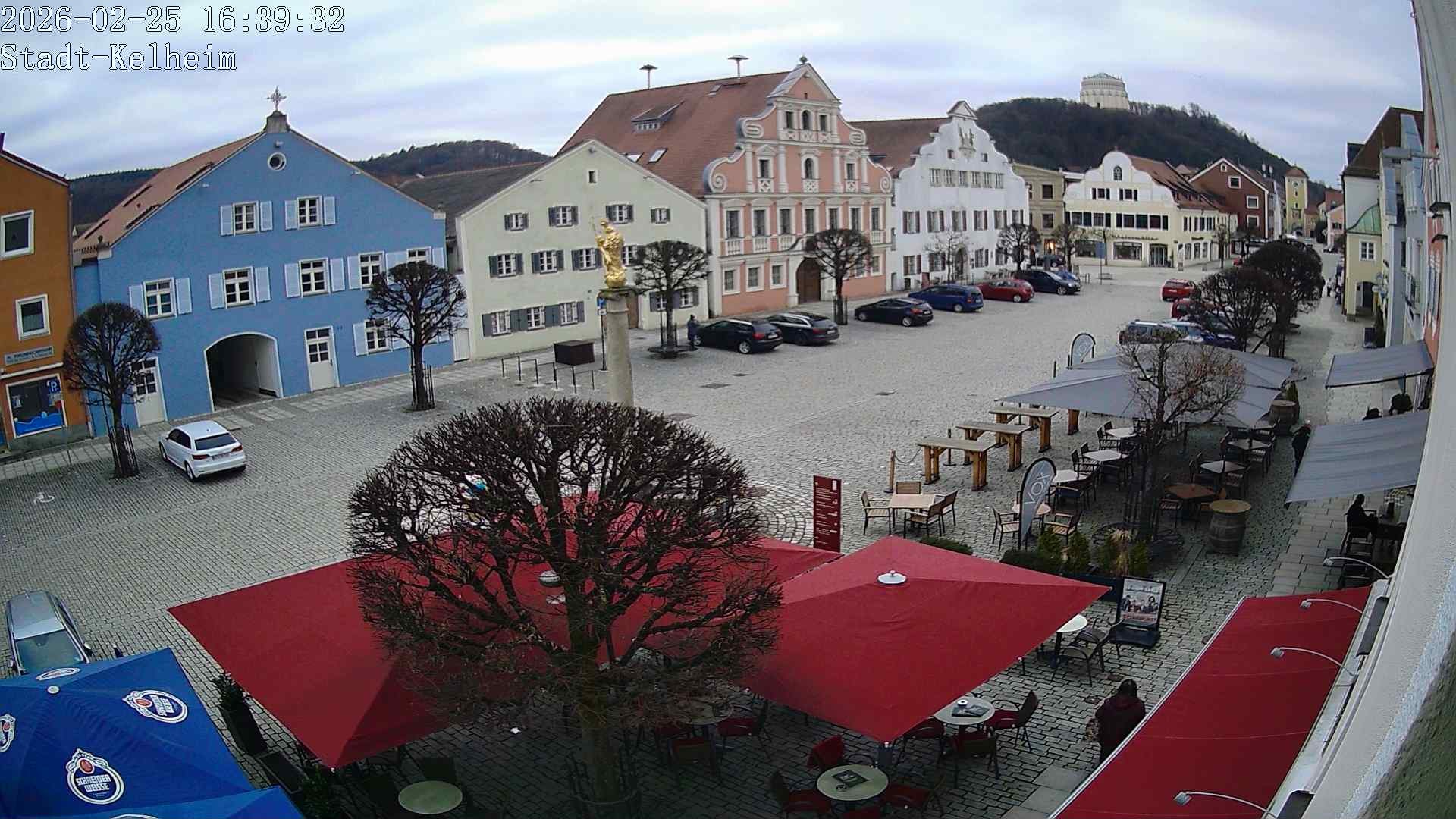 Archived image Webcam Kelheim – Town Square
