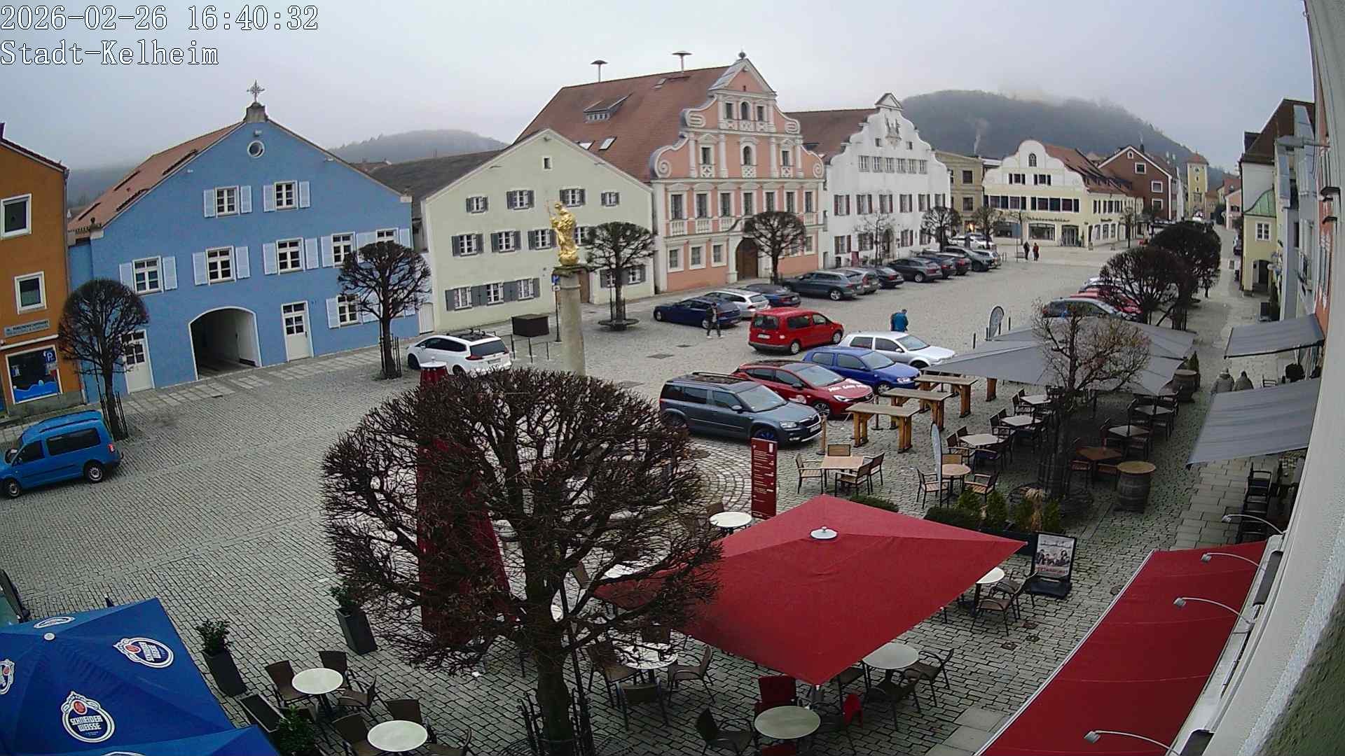 Archived image Webcam Kelheim – Town Square