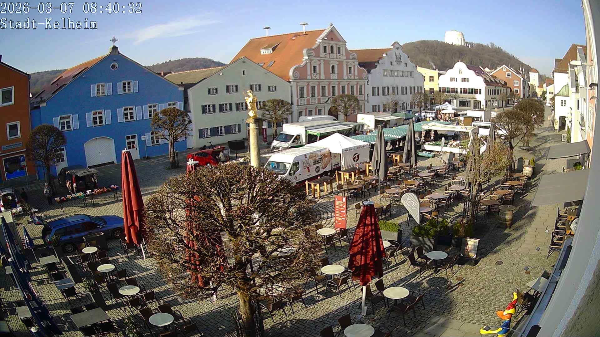 Archiv Foto Webcam Stadtplatz Kelheim