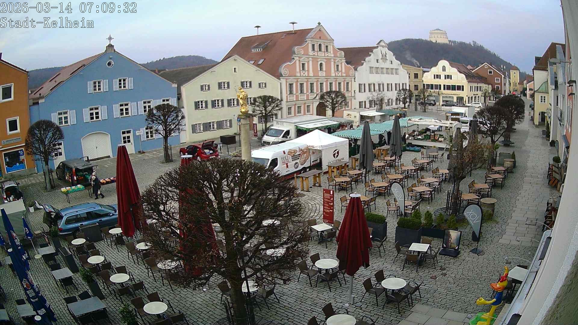 Archiv Foto Webcam Stadtplatz Kelheim