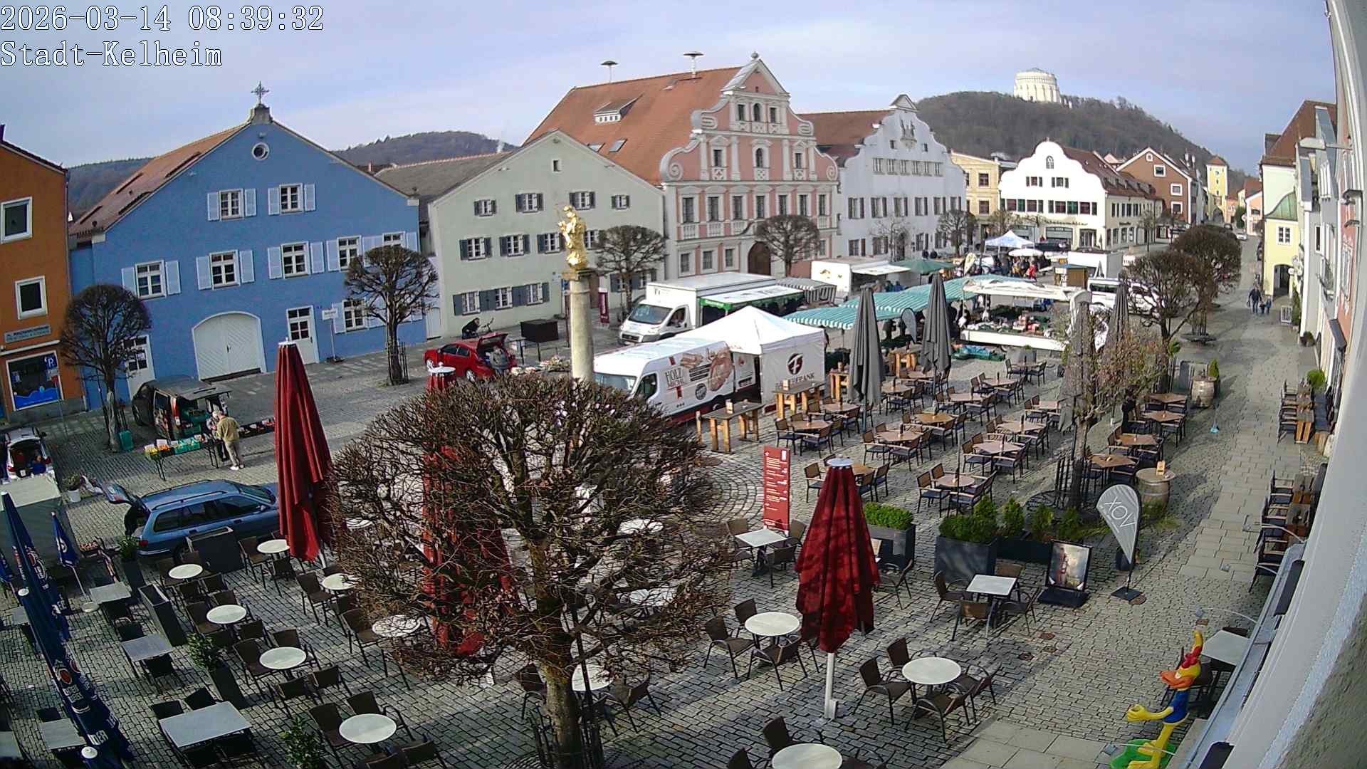 Archiv Foto Webcam Stadtplatz Kelheim