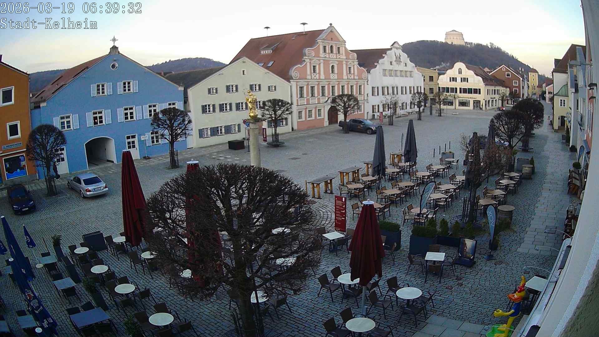 Archived image Webcam Kelheim – Town Square