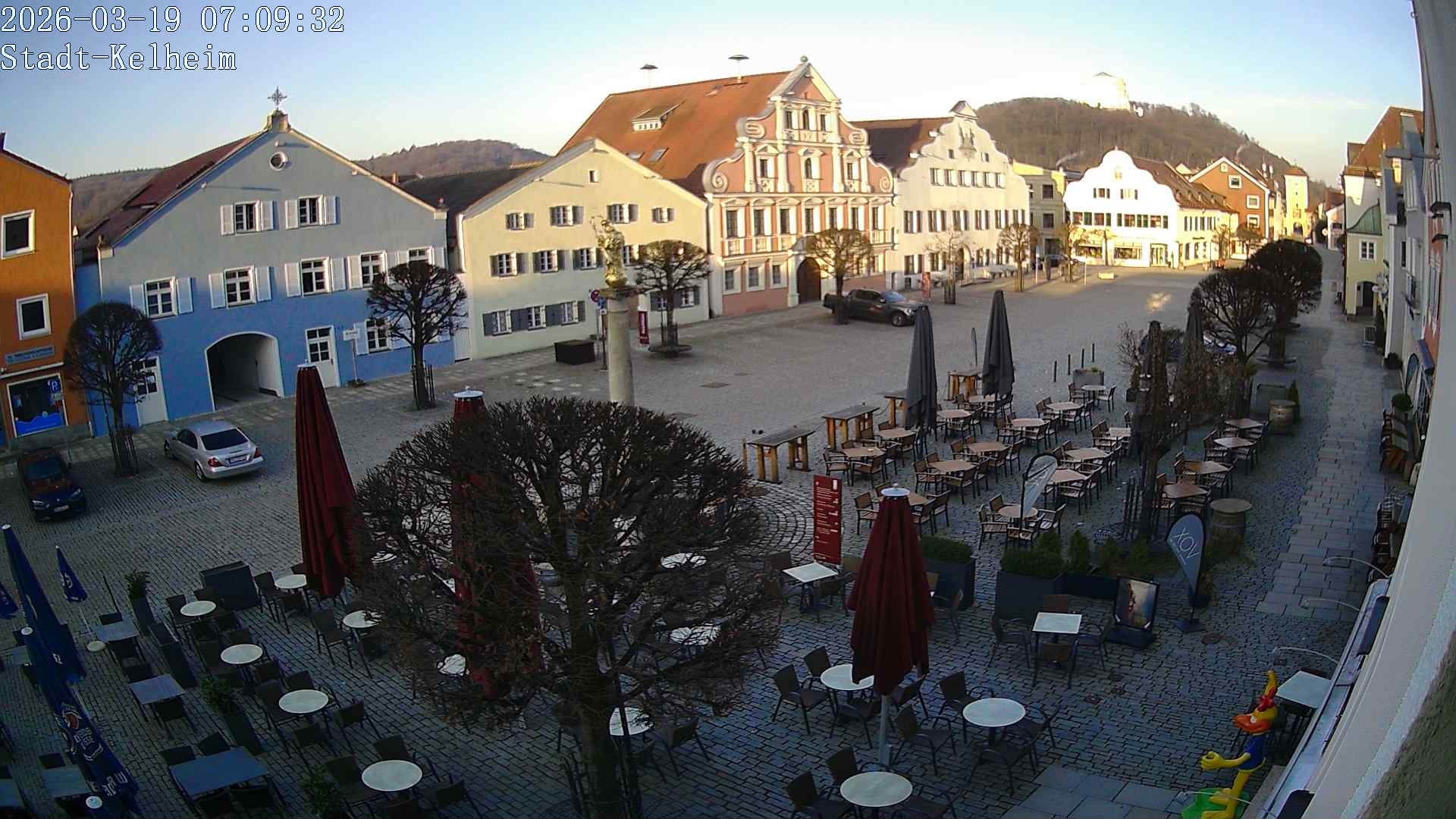 Archived image Webcam Kelheim – Town Square
