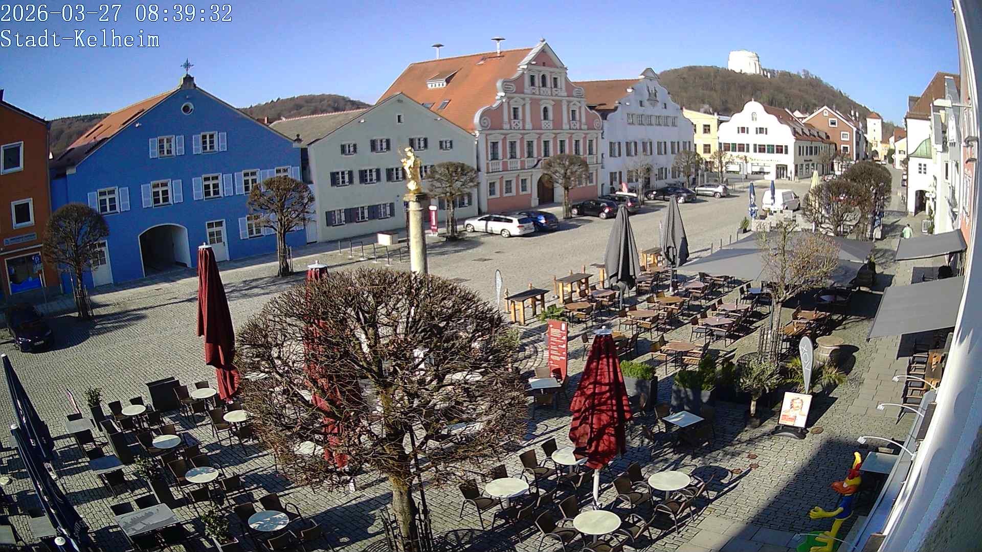 Archived image Webcam Kelheim – Town Square