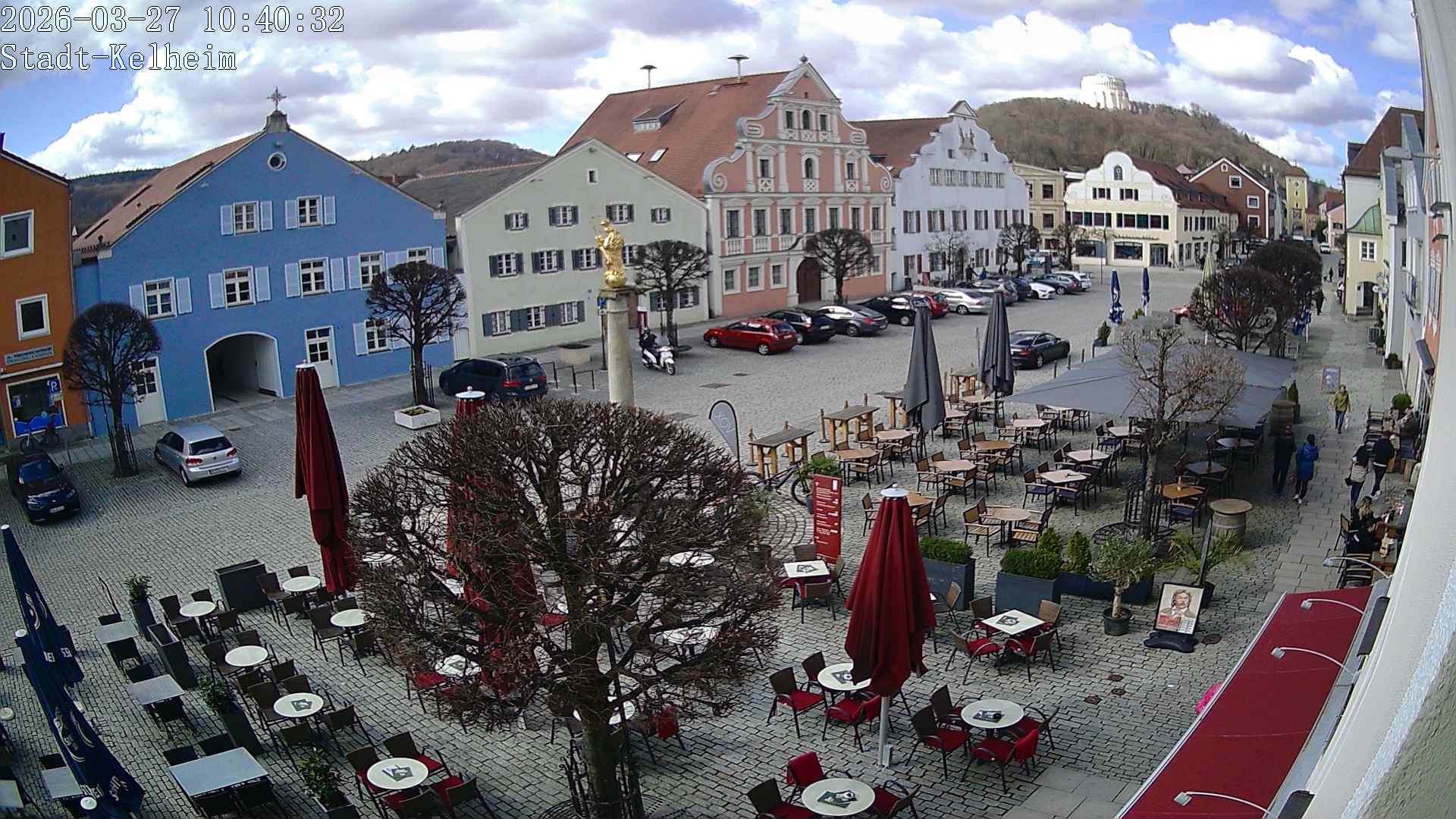 Archived image Webcam Kelheim – Town Square