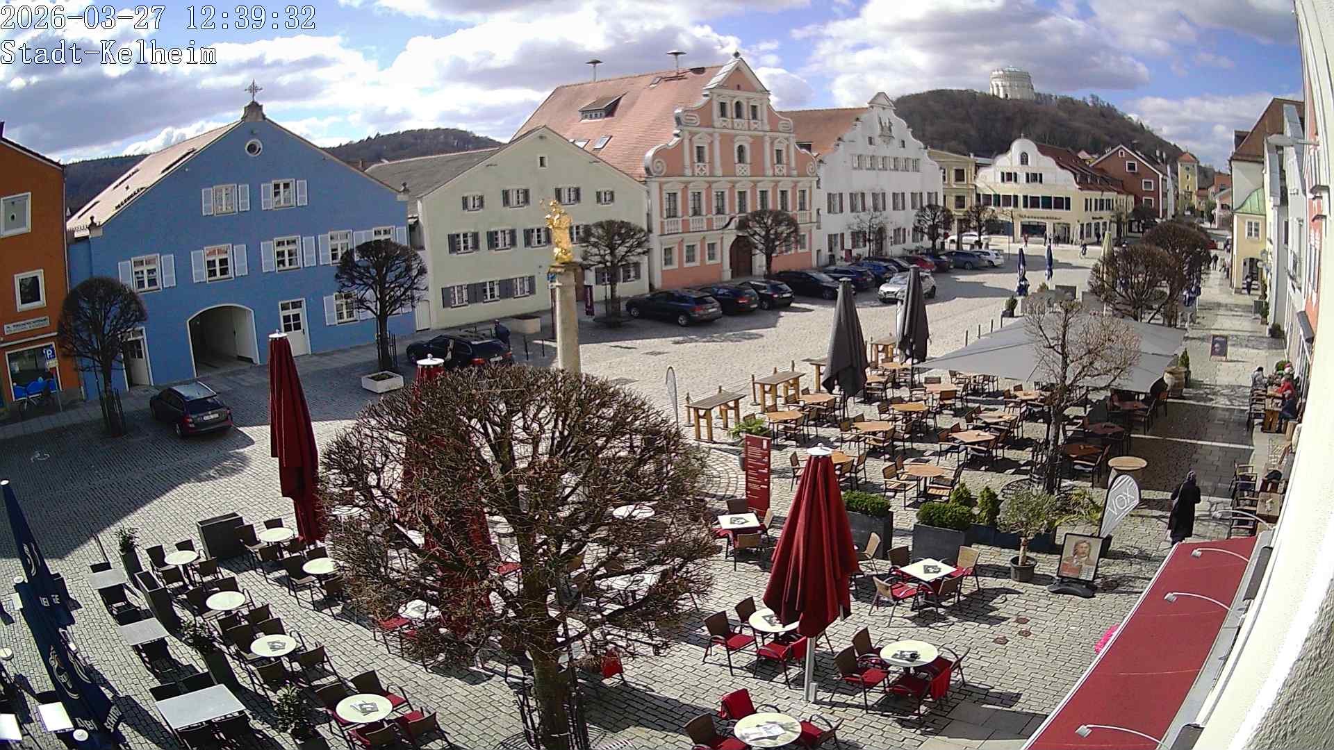 Archived image Webcam Kelheim – Town Square
