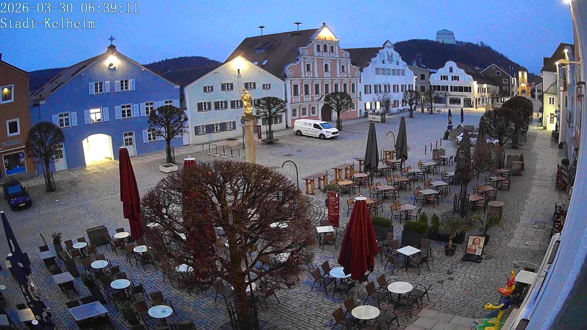 Archived image Webcam Kelheim – Town Square