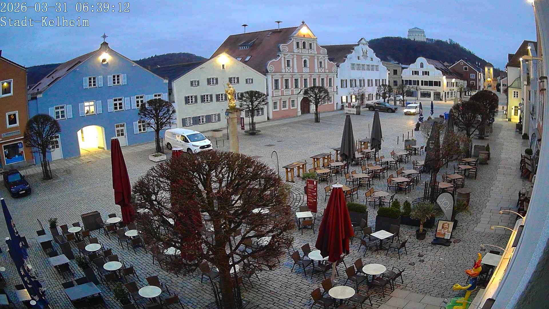 Archived image Webcam Kelheim – Town Square