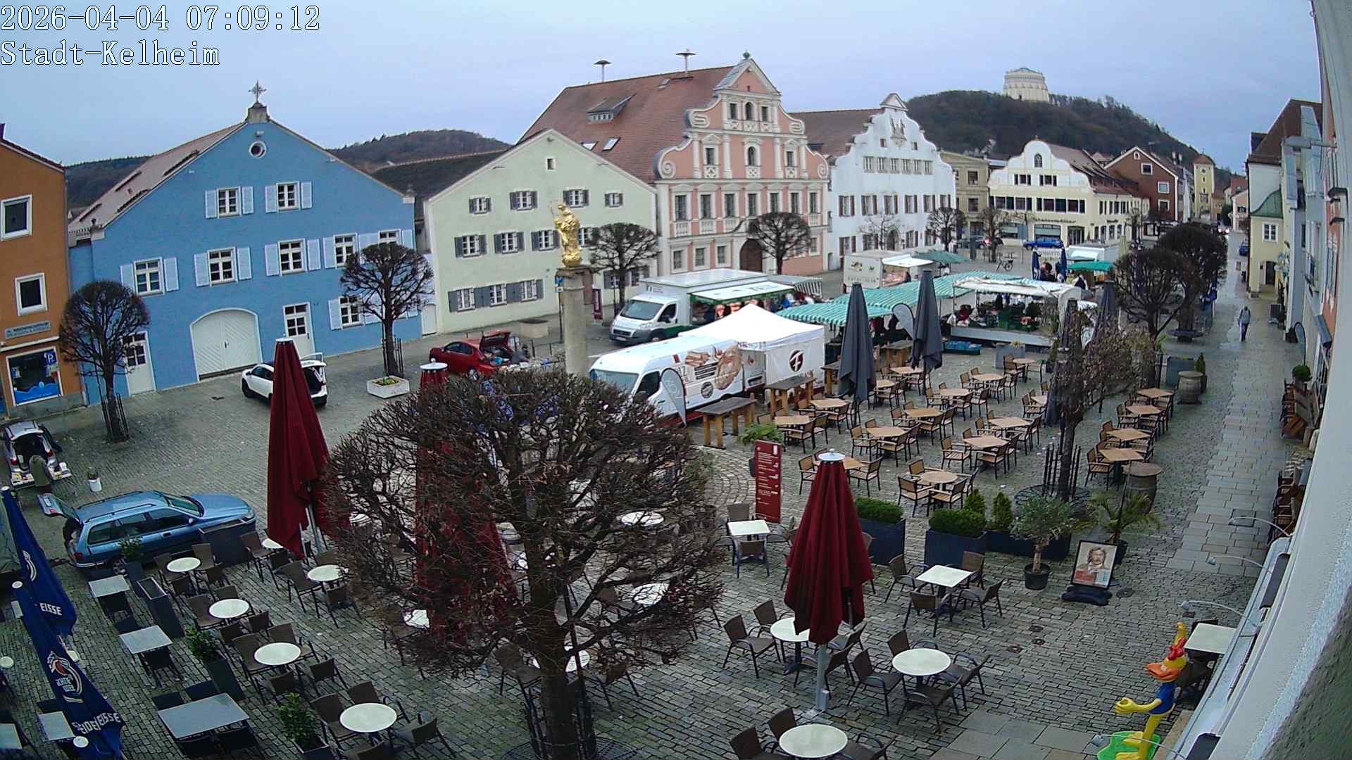 Archiv Foto Webcam Stadtplatz Kelheim