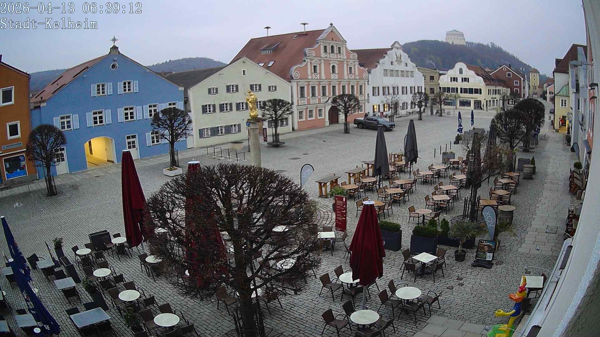 Archived image Webcam Kelheim – Town Square