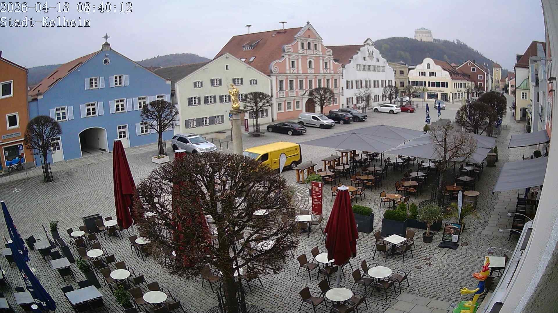 Archived image Webcam Kelheim – Town Square