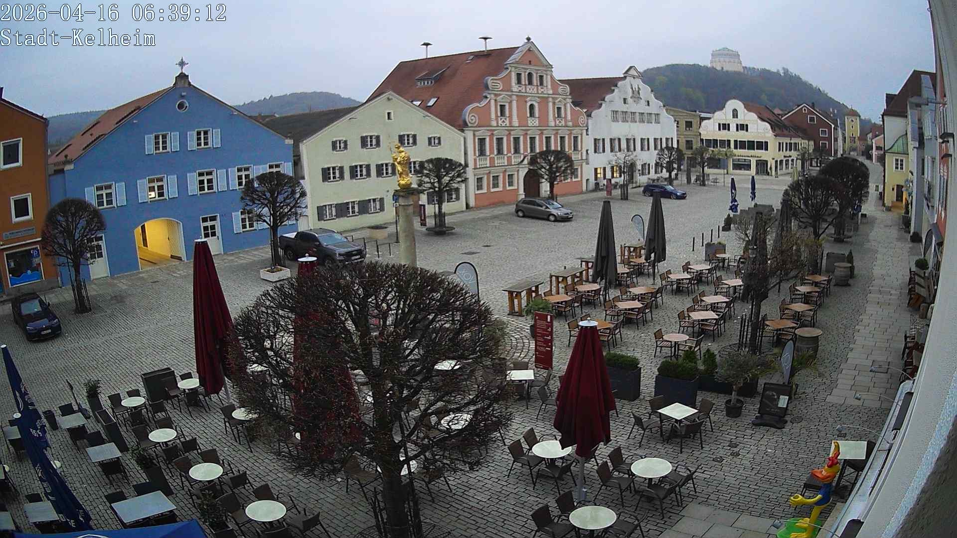 Archived image Webcam Kelheim – Town Square