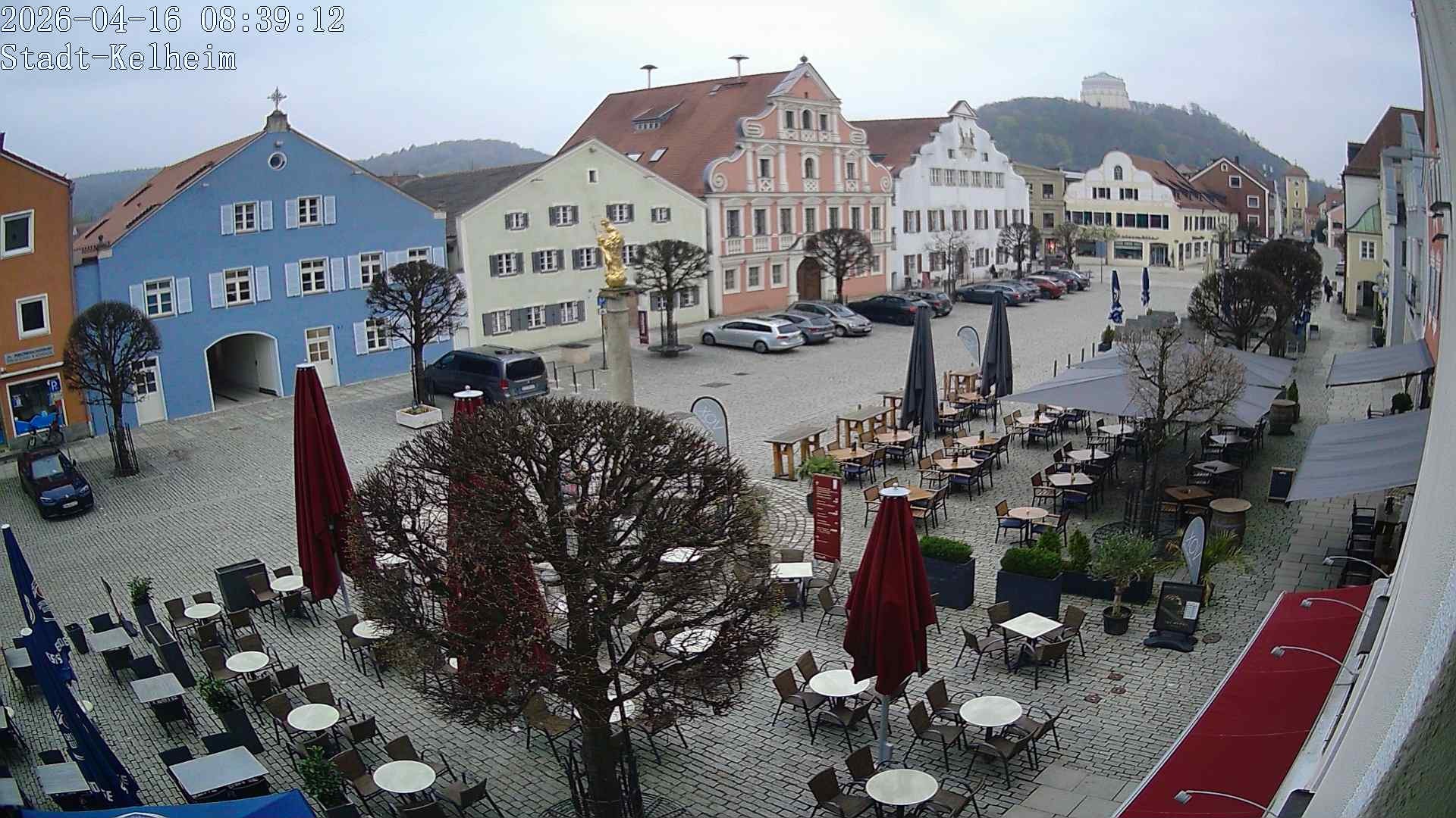 Archived image Webcam Kelheim – Town Square
