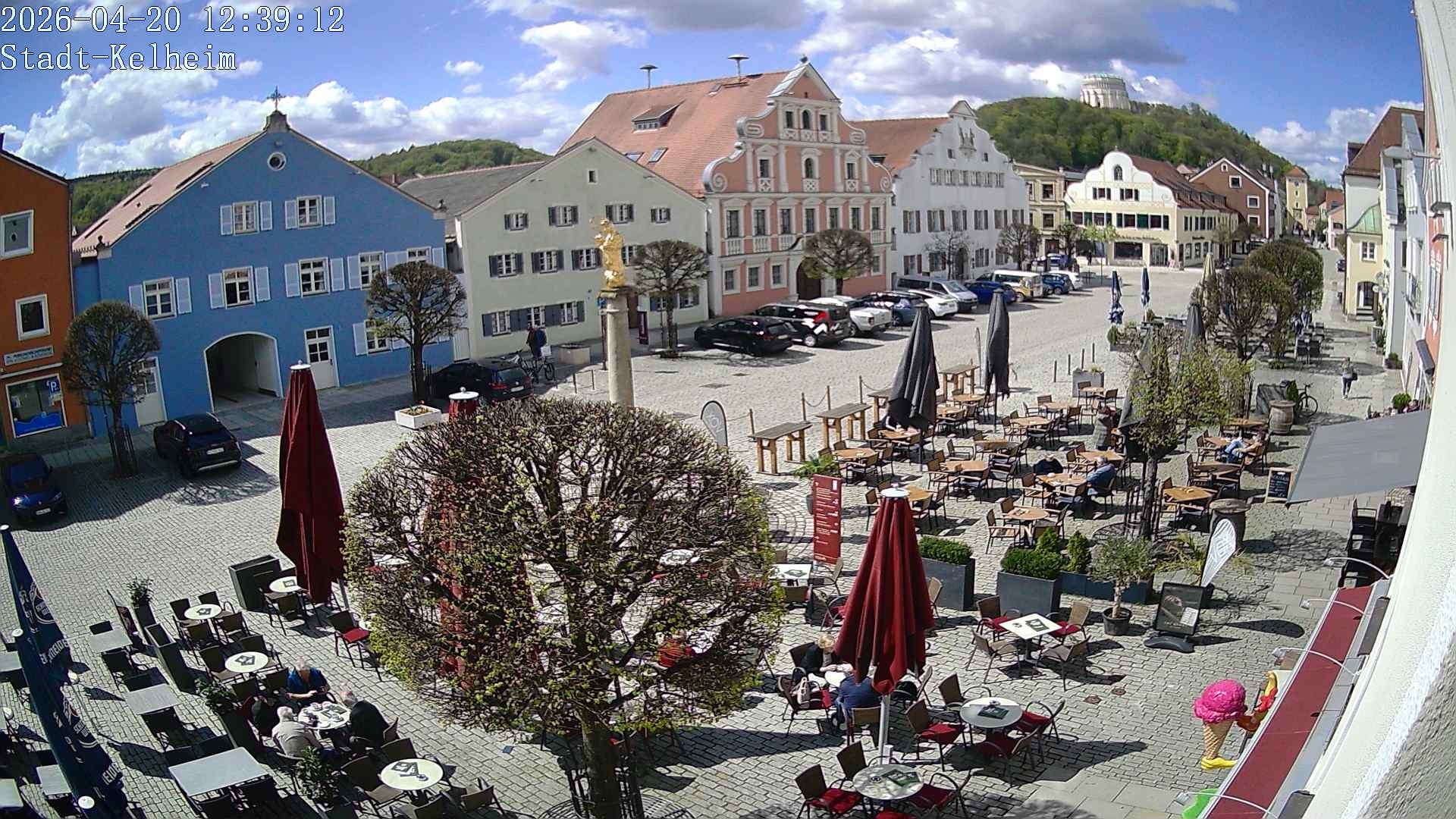 Archiv Foto Webcam Stadtplatz Kelheim