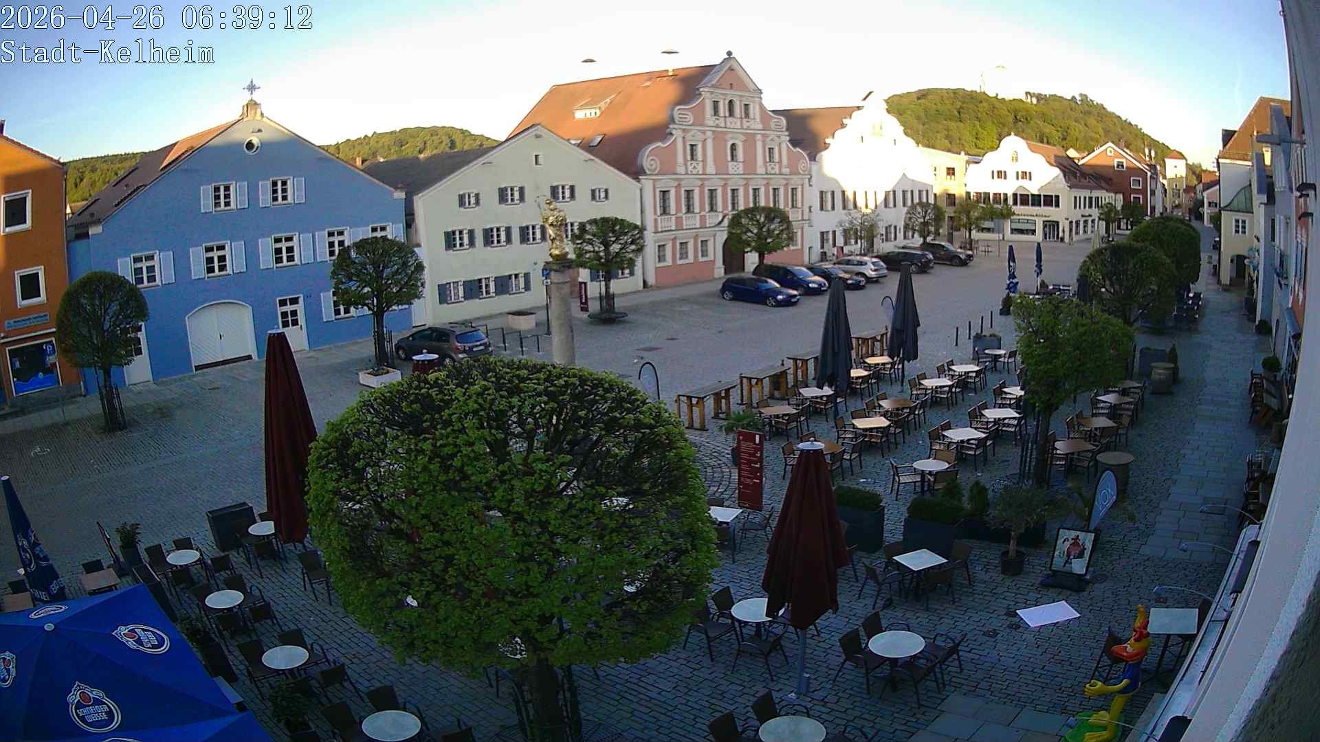 Archived image Webcam Kelheim – Town Square