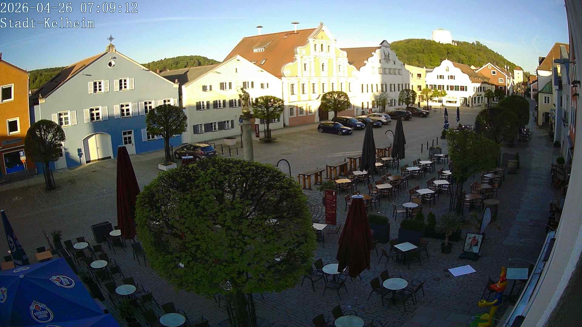 Archived image Webcam Kelheim – Town Square