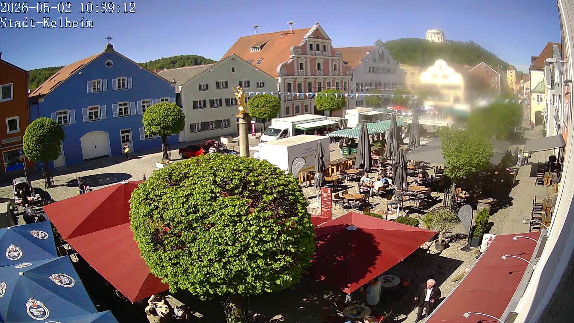 Archiv Foto Webcam Stadtplatz Kelheim
