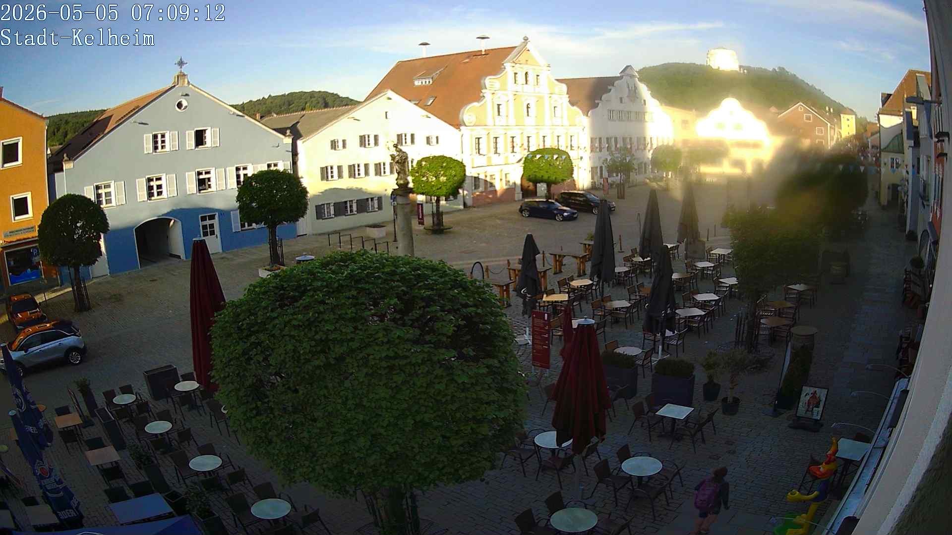 Archived image Webcam Kelheim – Town Square