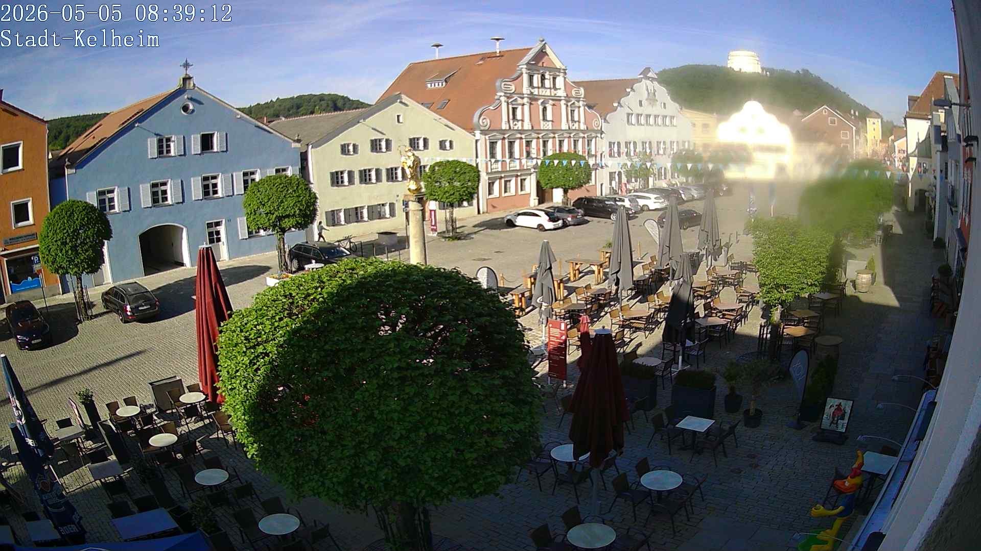 Archived image Webcam Kelheim – Town Square