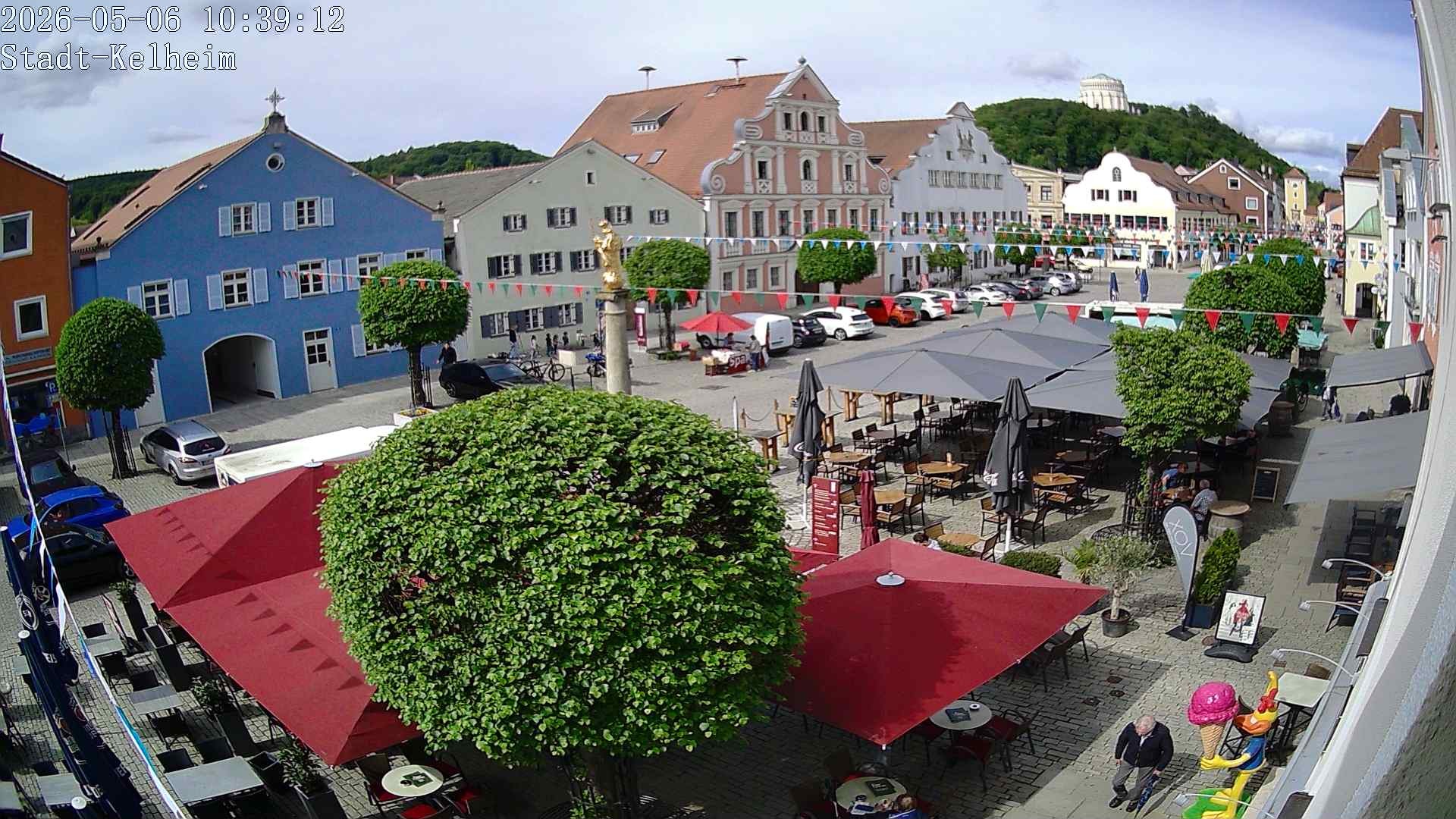 Archiv Foto Webcam Stadtplatz Kelheim