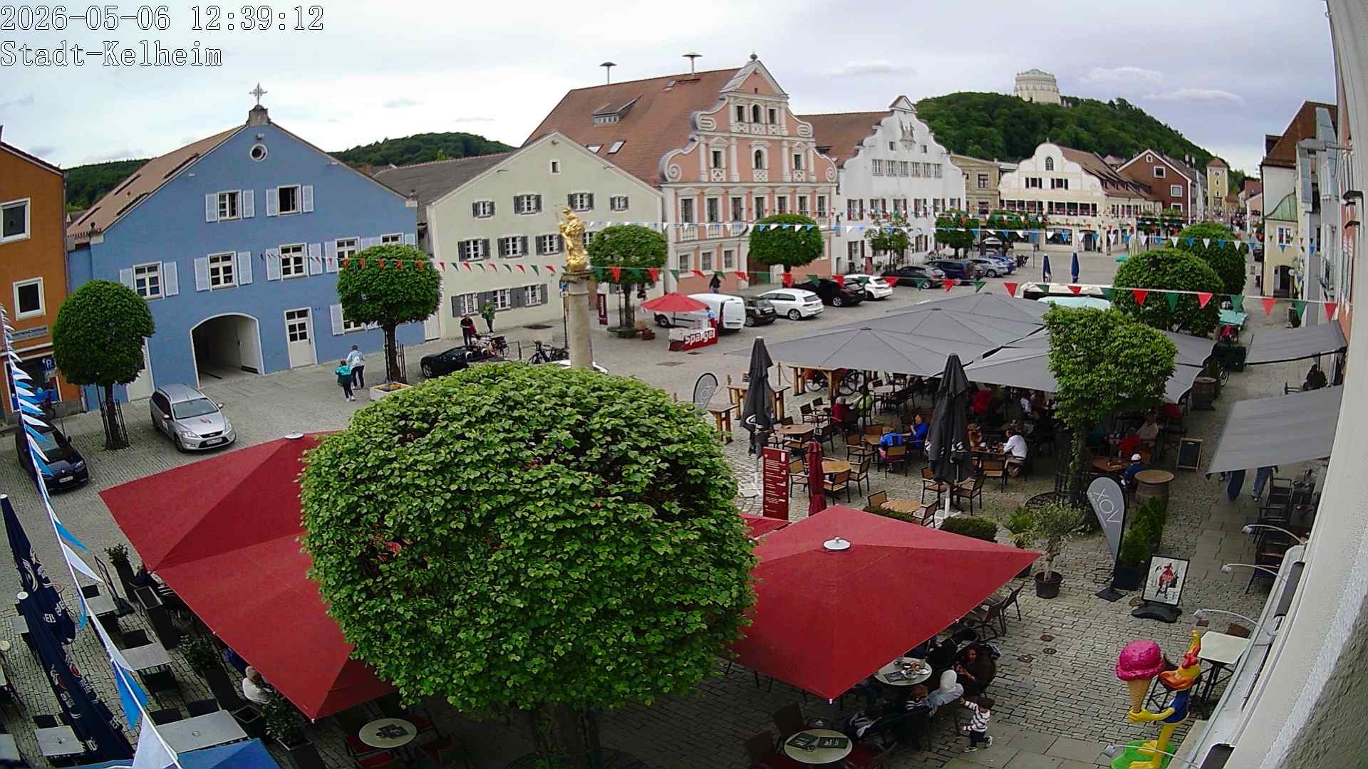 Archiv Foto Webcam Stadtplatz Kelheim
