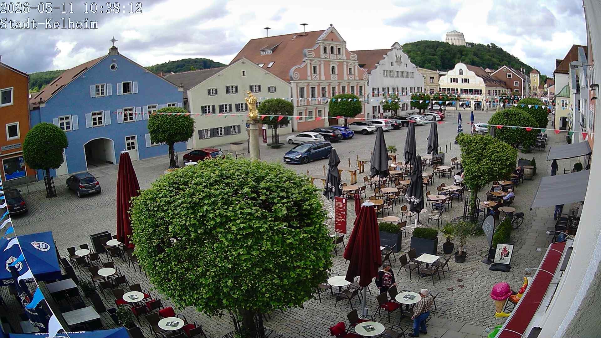 Archiv Foto Webcam Stadtplatz Kelheim