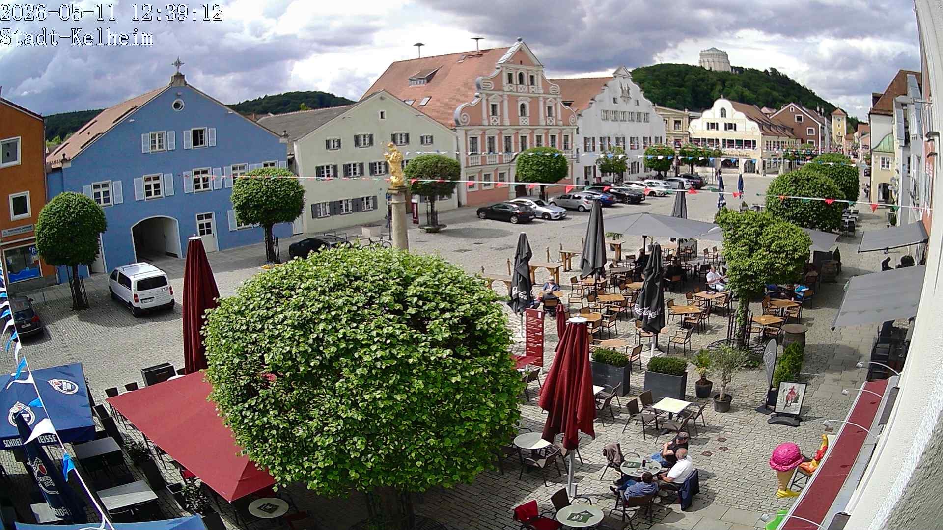 Archiv Foto Webcam Stadtplatz Kelheim