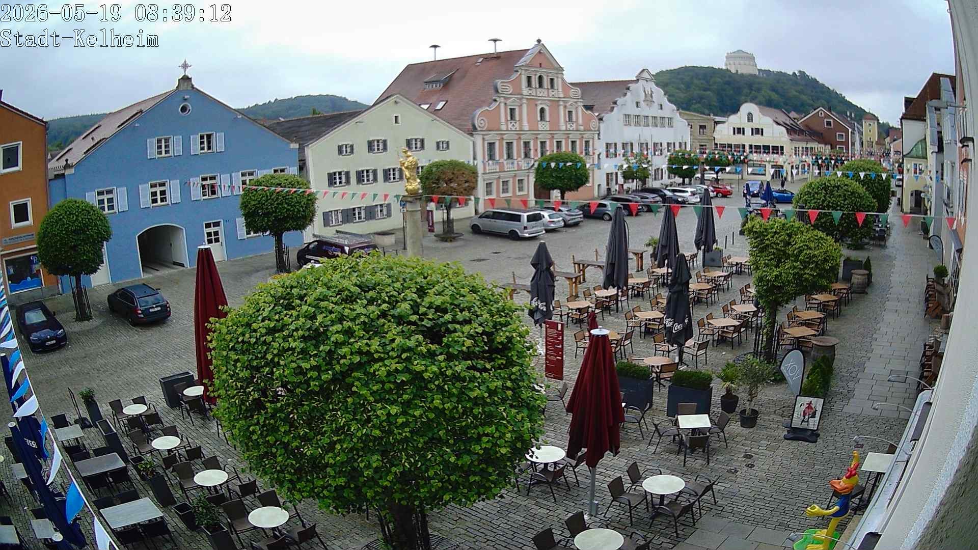 Archived image Webcam Kelheim – Town Square