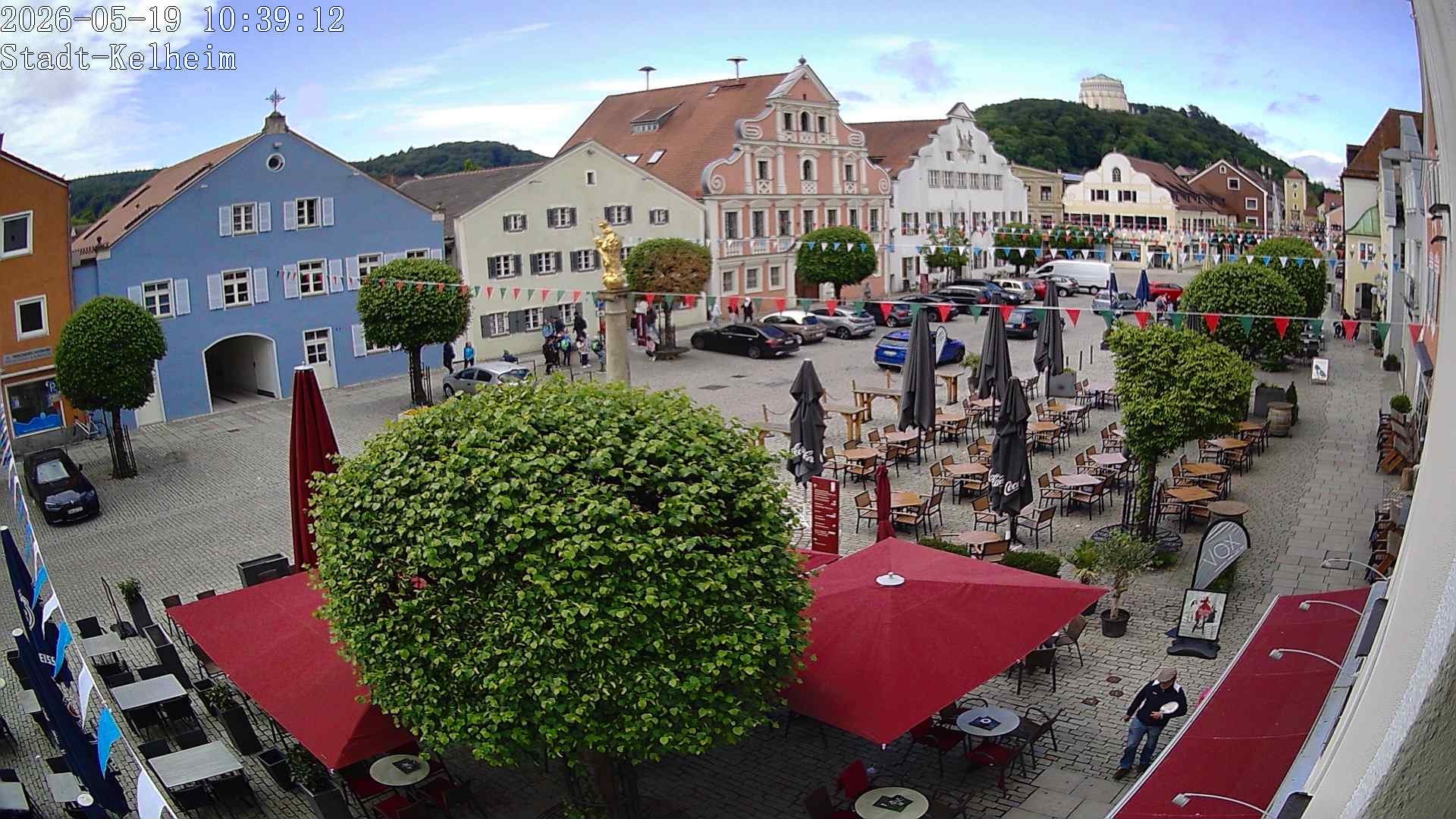 Archived image Webcam Kelheim – Town Square
